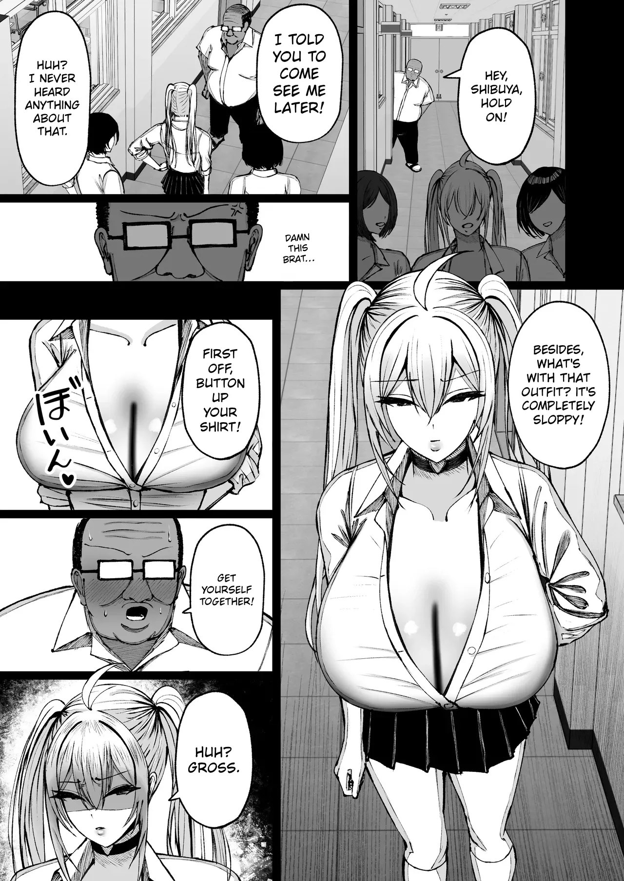 School Hypnosis ~The Cheeky Busty Gyaru Who Bullies me is Actually my Sexual Relief Pet Lol~ | Gakuen Saimin ~Ore o Ijimeru Namaiki Bakunyuu Gal, Jitsu wa Ore no Seishori Pet na Ken w~ page 5 full