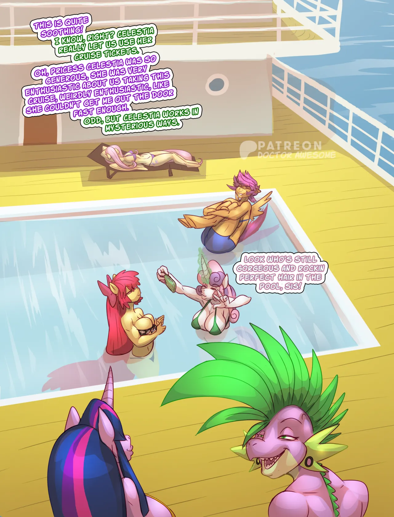 Shadowseeker comic: Summer of Love page 1 full