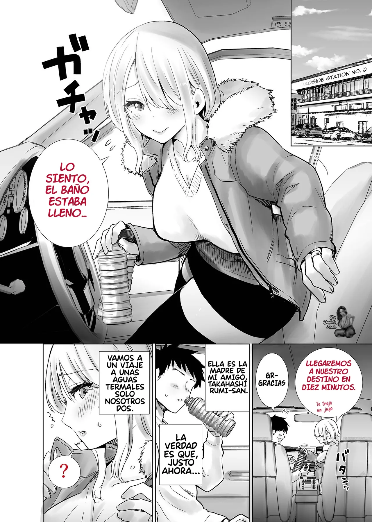 Tomodachi no Mama ga Boku no Dekachin Ikimakutta Onsen Ryokou｜La Madre De Mi Amigo Que Se Vino Sobre Mi Gran Polla En Un Viaje A Unas Aguas Termales page 2 full