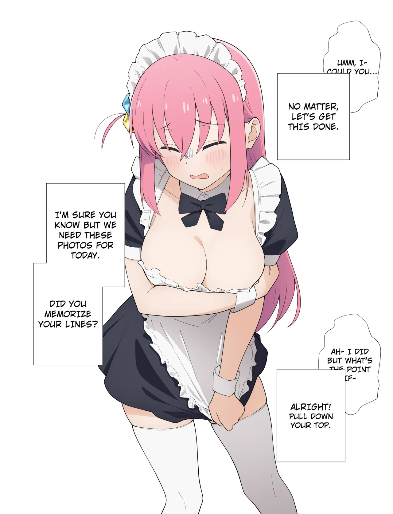 Gotoh Hitori Maid Photo Shoot page 2 full