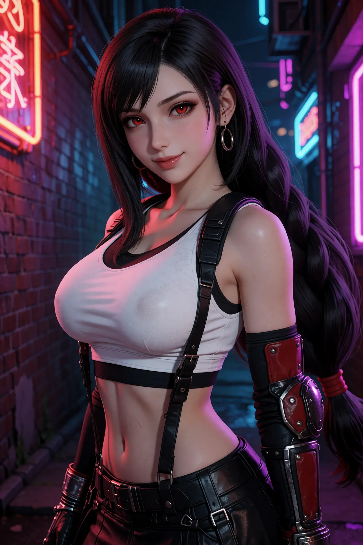 Tifa Lockhart Neon Light page 10 full