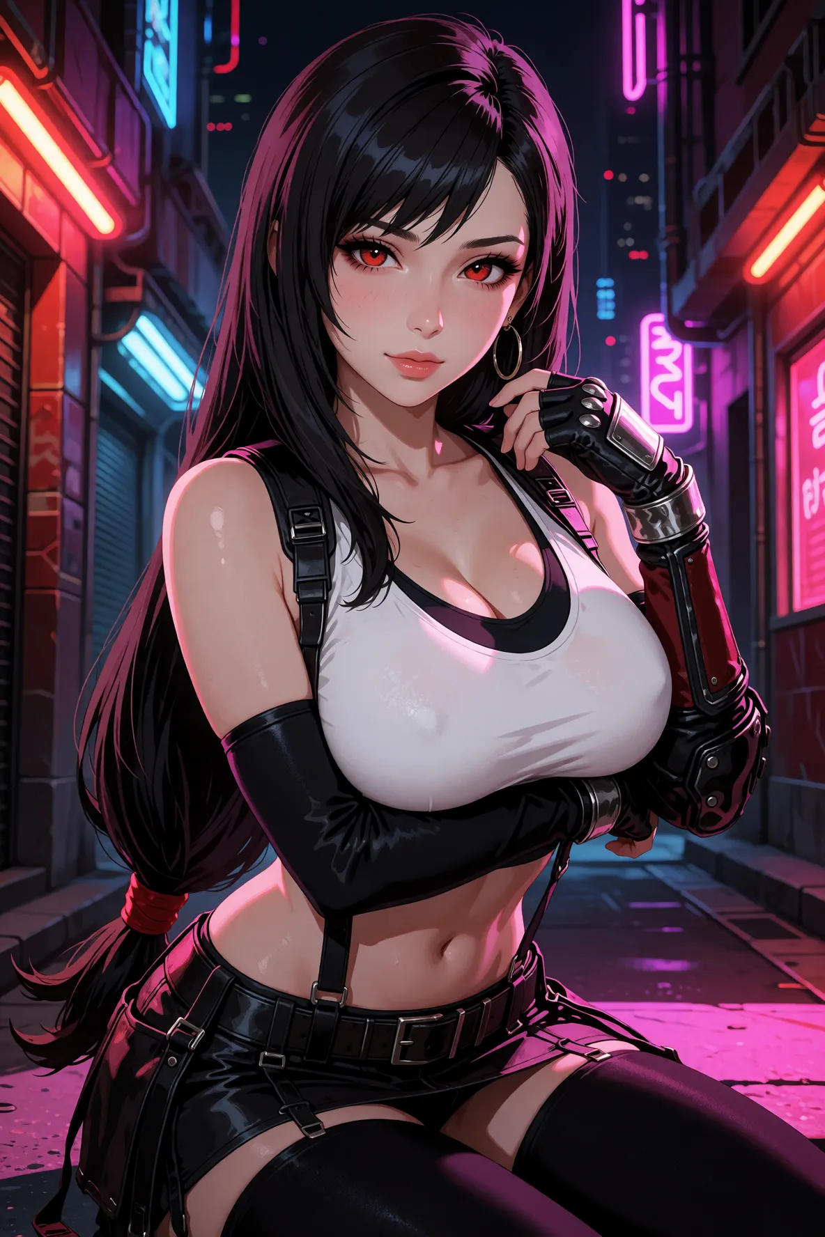 Tifa Lockhart Neon Light page 3 full