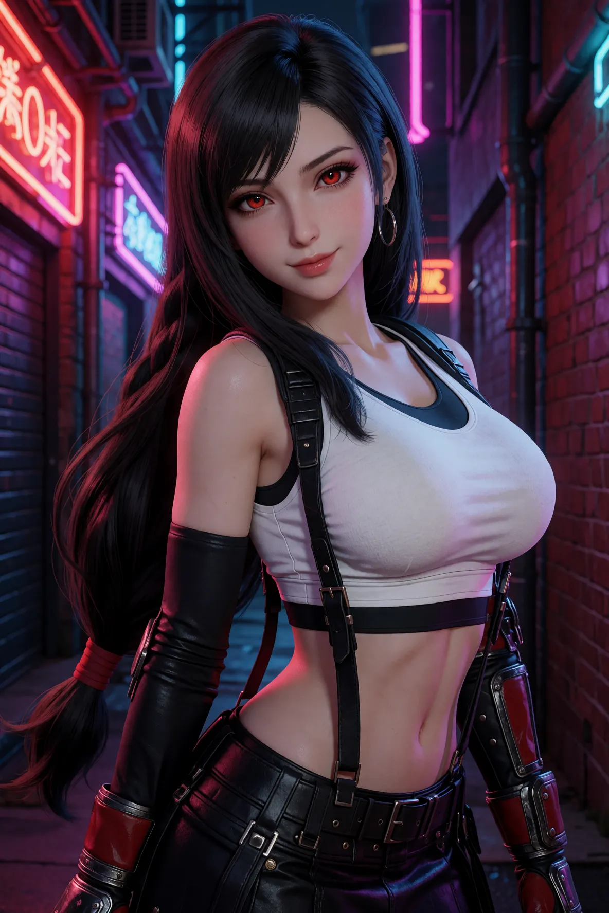 Tifa Lockhart Neon Light page 9 full