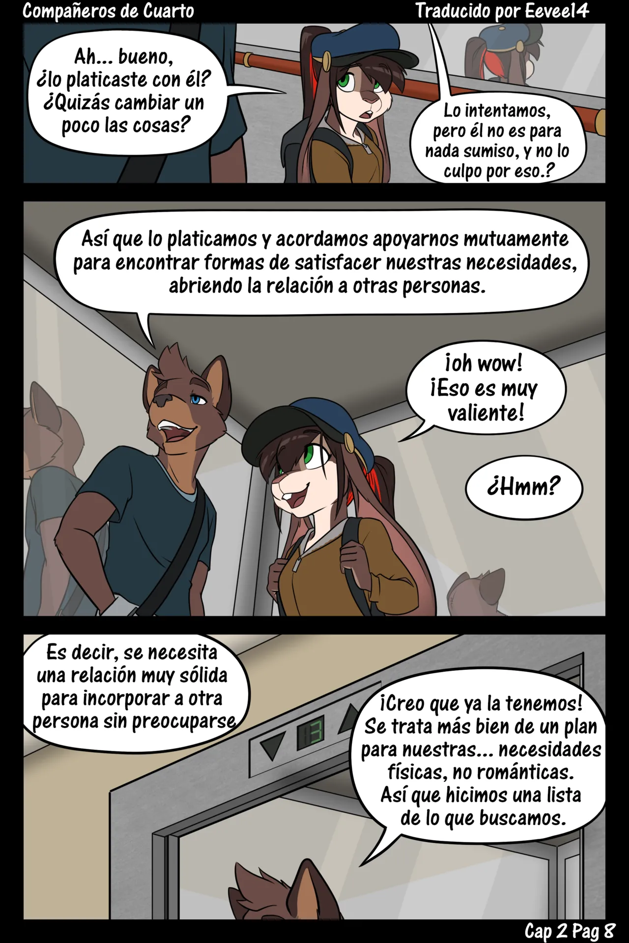 Capítulo 2: Compañeros de Cuarto page 8 full