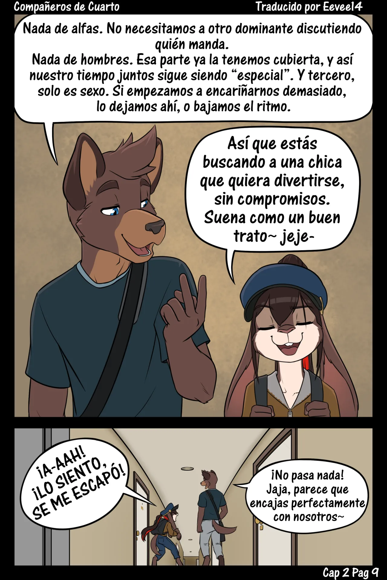 Capítulo 2: Compañeros de Cuarto page 9 full