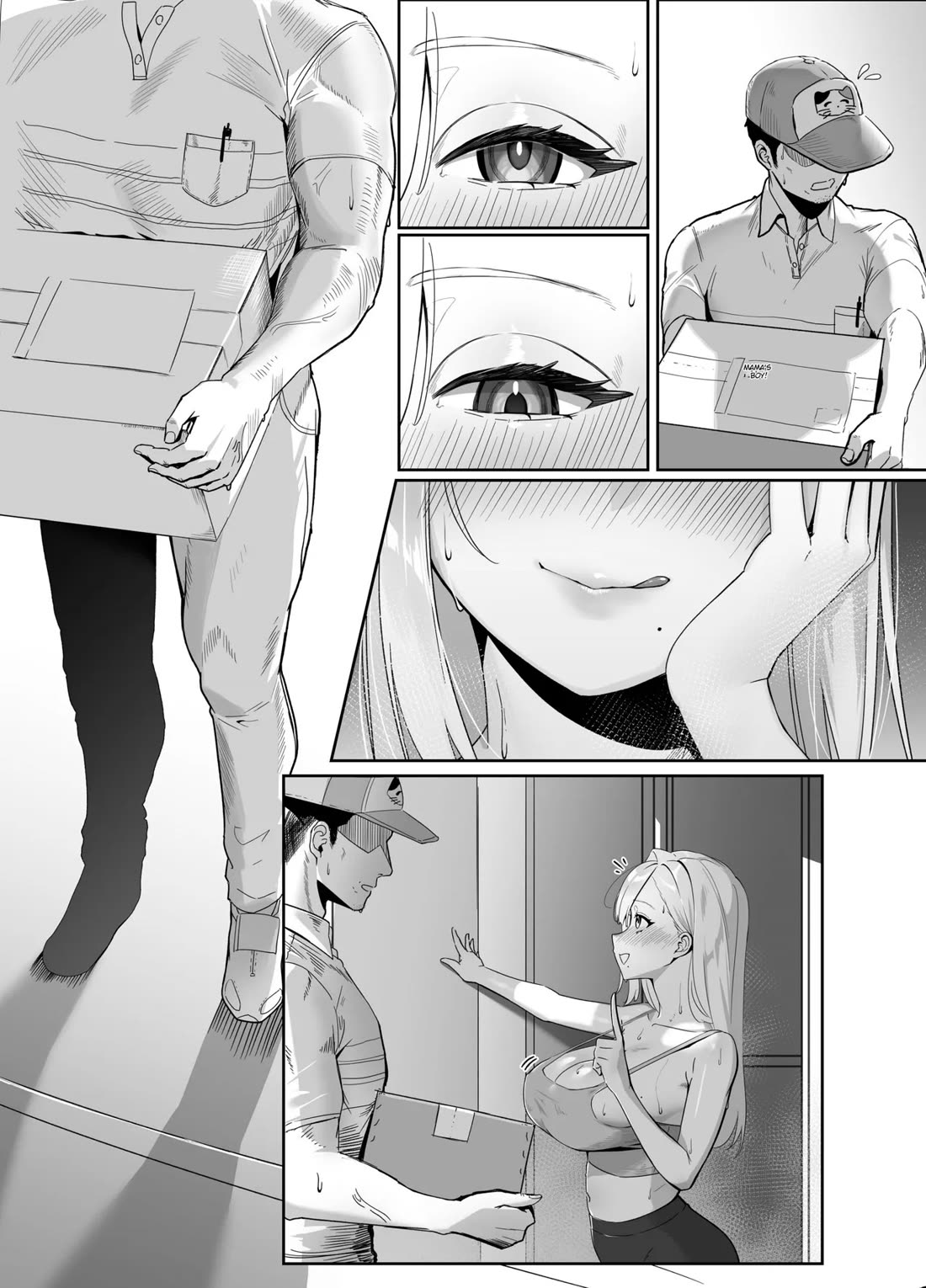 The Big-Breasted Lady at the Delivery Destination Is Way Too Lewd page 2 full