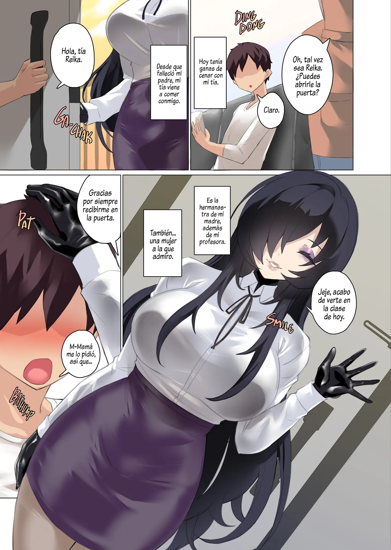 Daisuki na Akogare no Bijin Oba-san wa Boku no Chichi ga Choukyou Zumi deshita｜Mi Hermosa Tía, a la que Adoraba y Admiraba, era una Esclava Sexual ya Entrenada por mi Padre page 2 full