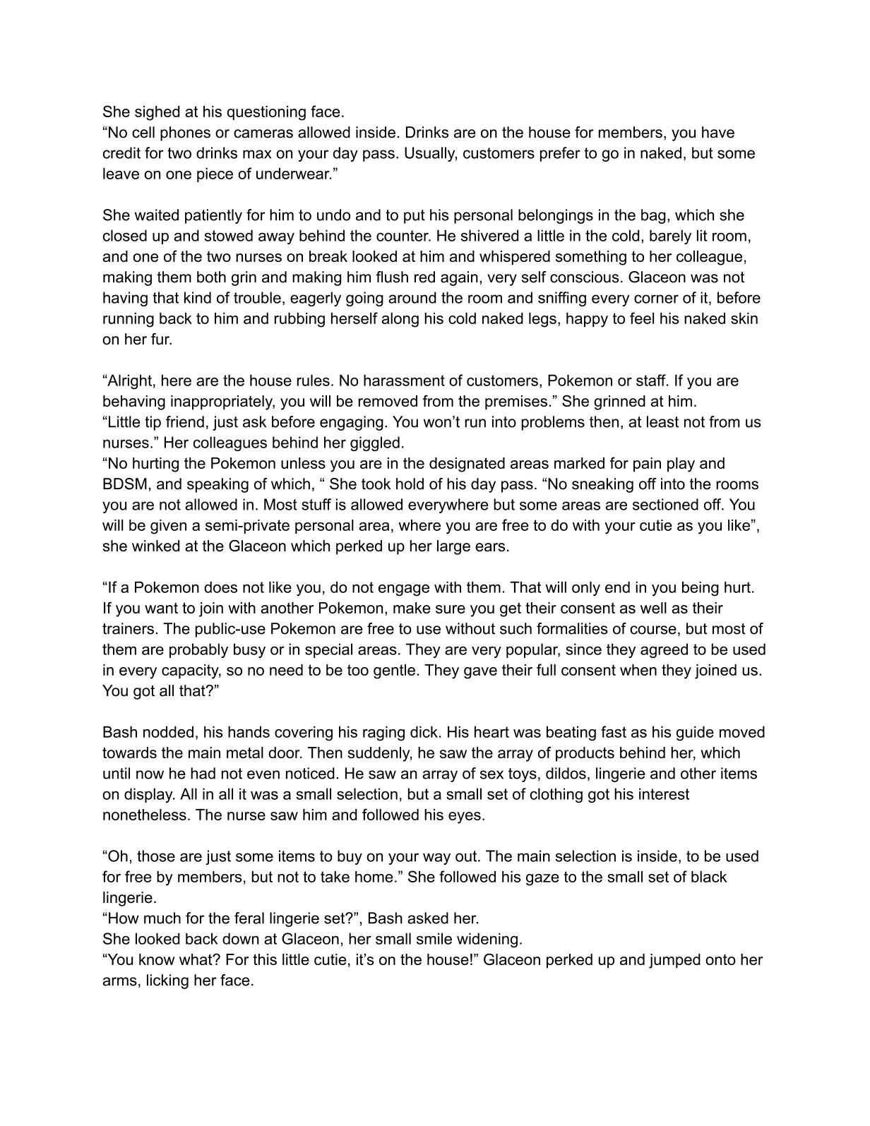 Beneath the Pokecenter: Chapter 1 page 5 full