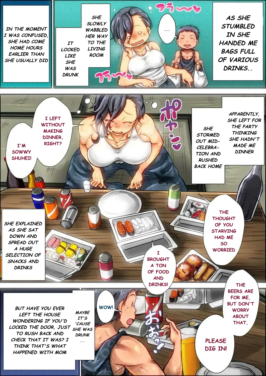 The Story of how I Fucked my Mom While She was Drunk page 9 full