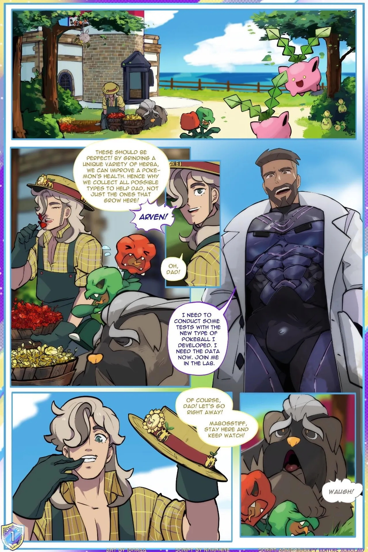 Prepare For Trouble. And Make It Double! - Pokemon Mini Comic page 1 full