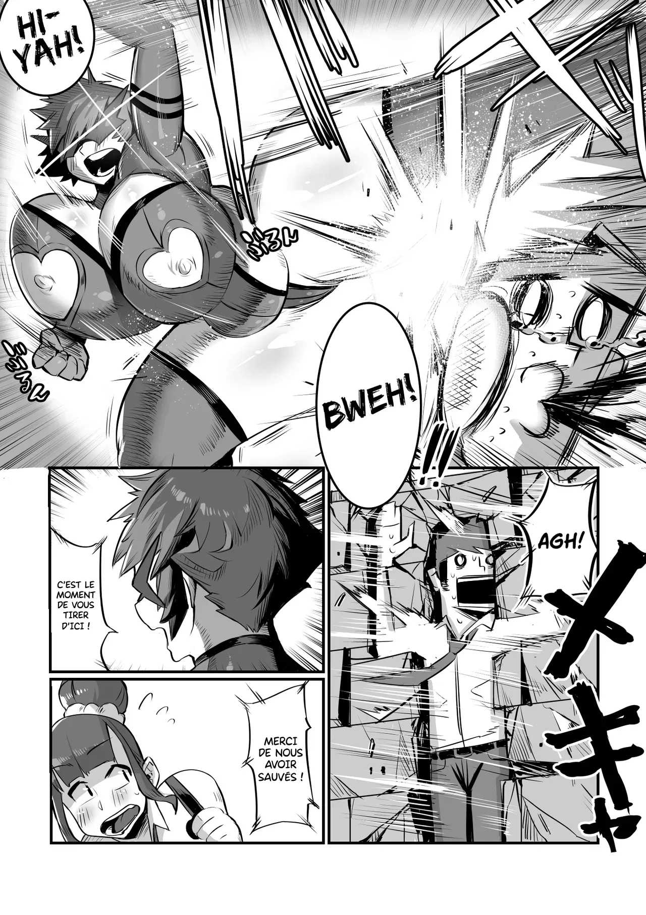 Bakunyuu Sentai Chichi Renjaa  | Escadron Plantureux : Titty Rangers ! page 8 full
