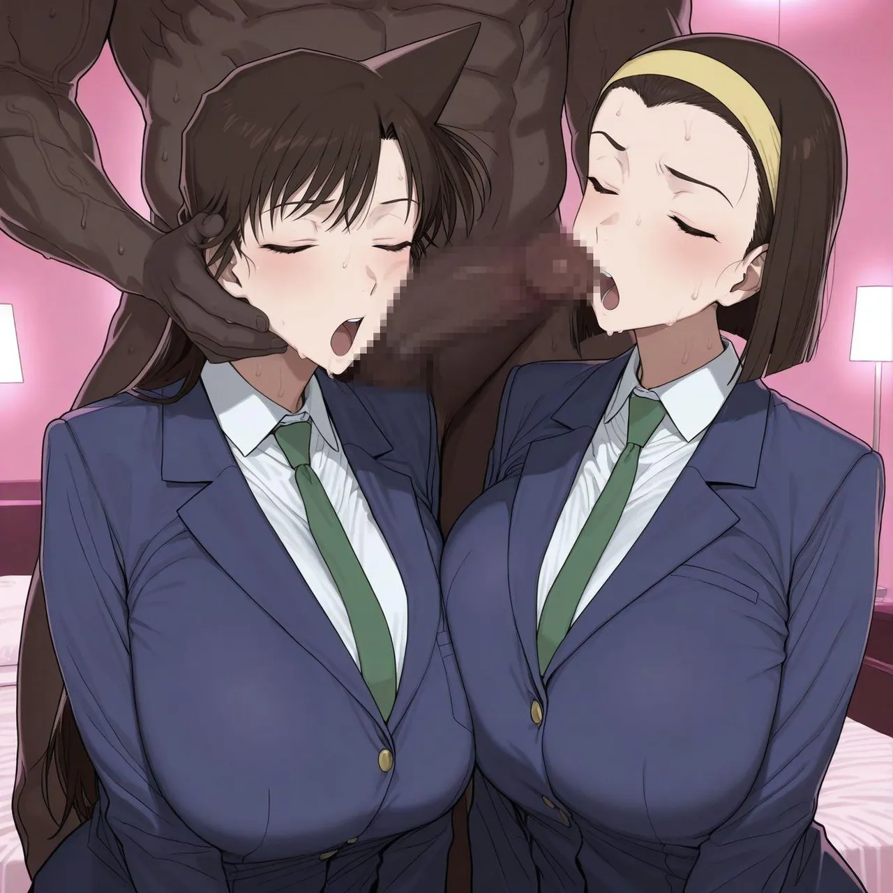Ran Mouri &amp; Sonoko Suzuki page 6 full