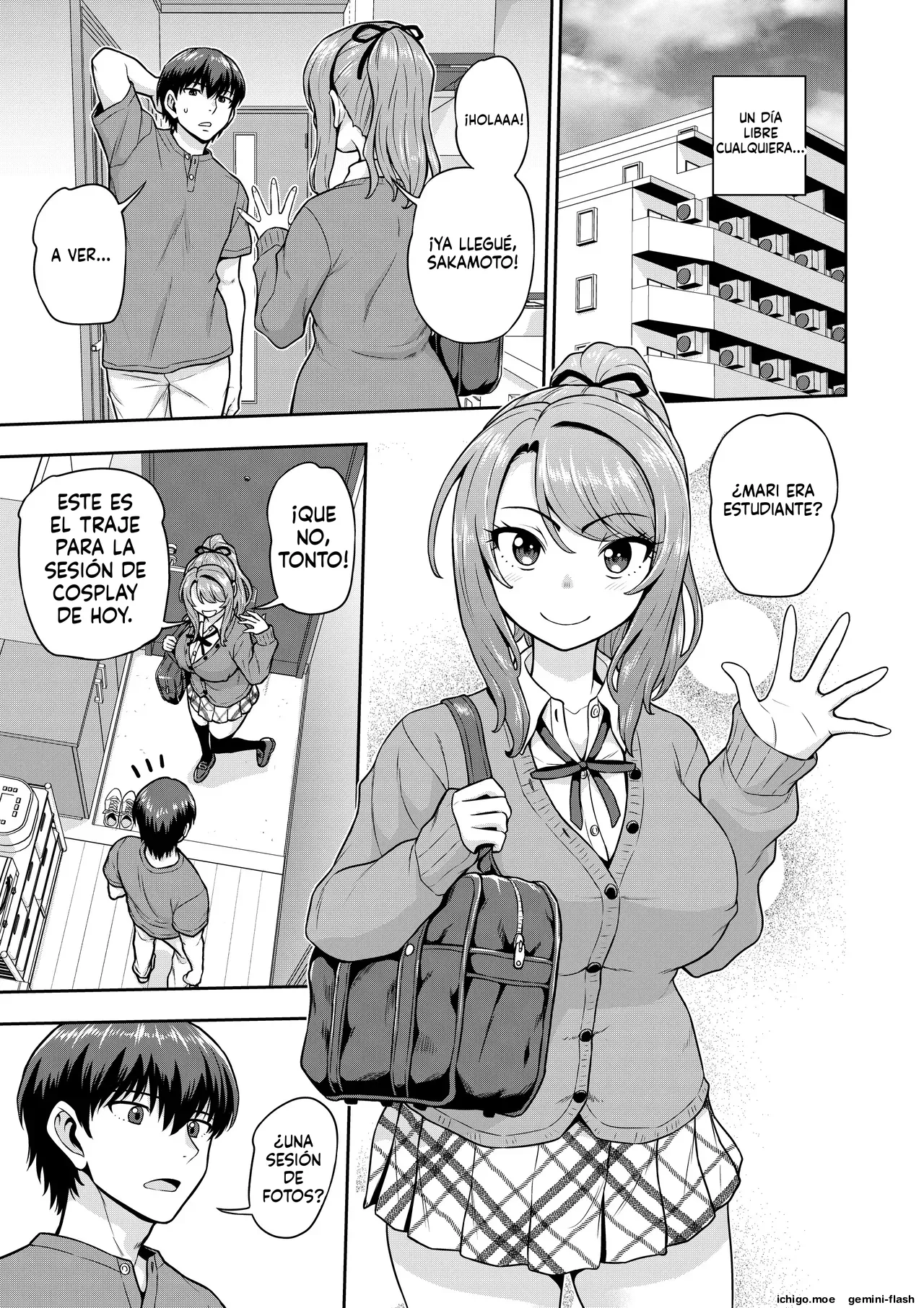 Game Tomodachi no Onnanoko ga Cosplay Satsueikai ni Iku Hanashi page 2 full