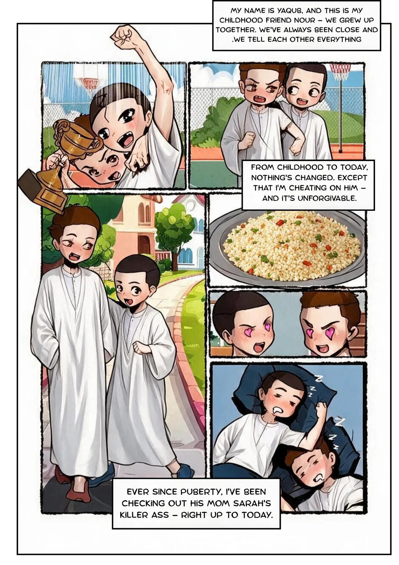 My Best Friend's Hijabi Mom Chapter 1 page 1 full