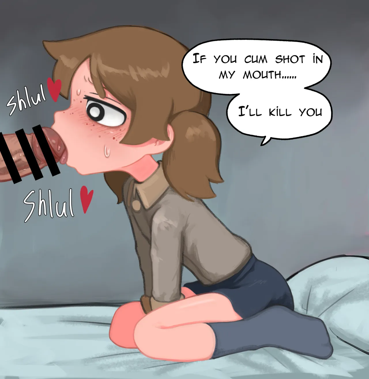 NSFW-If you cum shot in my mouth..... page 1 full