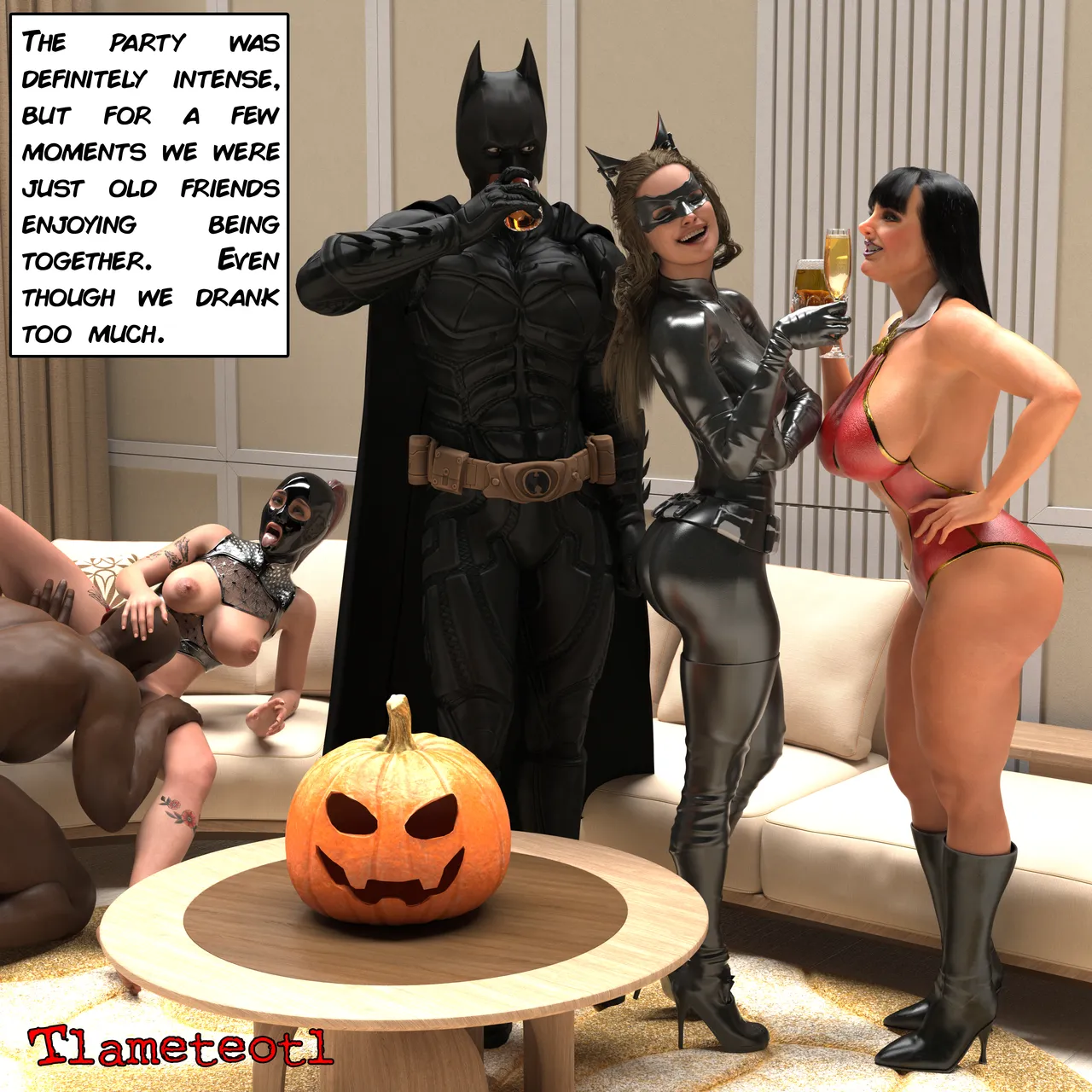 My Slutty Friends Halloween Party page 8 full
