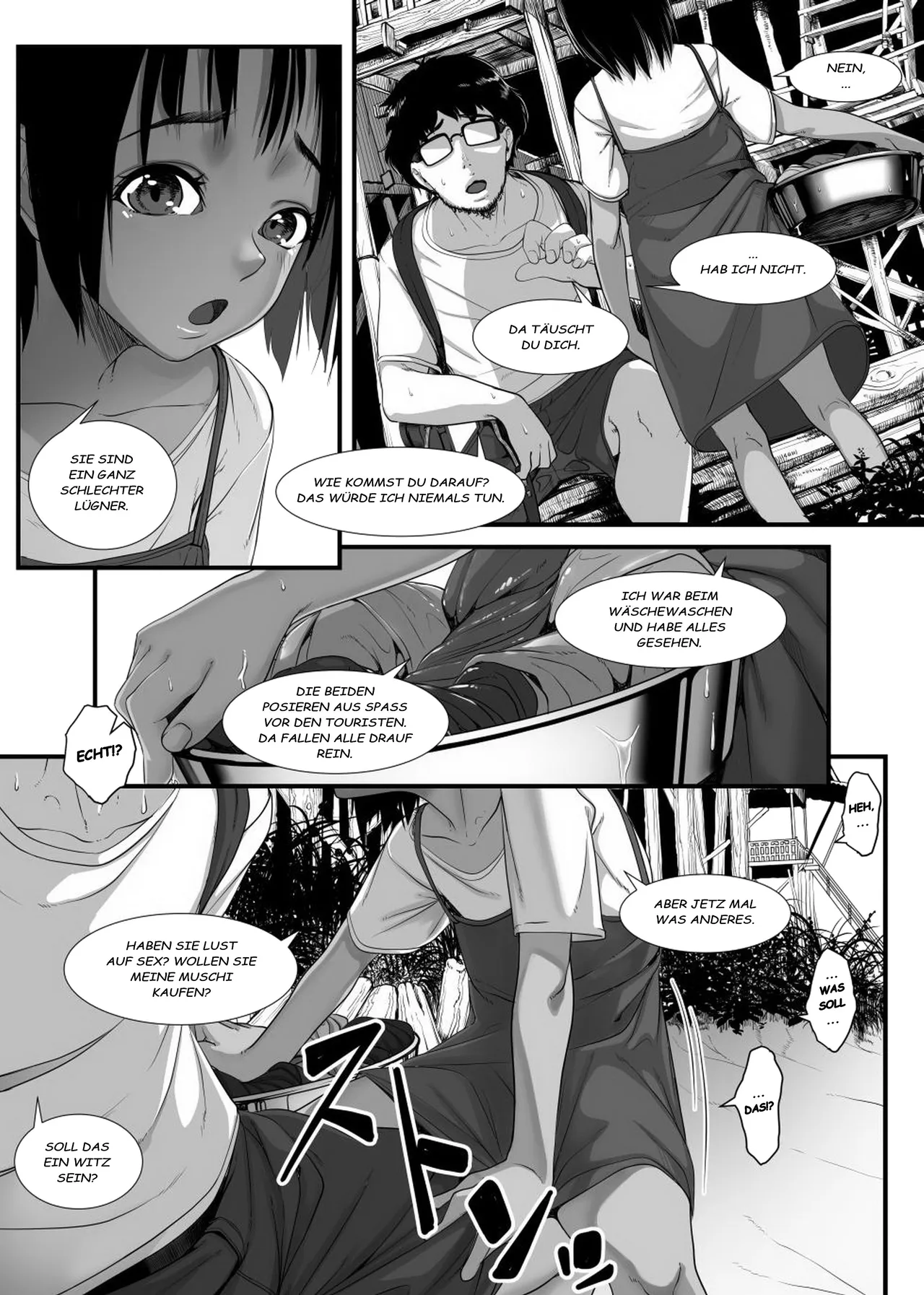 Asia no Hinminkutsu de Hounyou Tousatsu Shitetara Tsurutsuru Omanko Kaeta page 10 full
