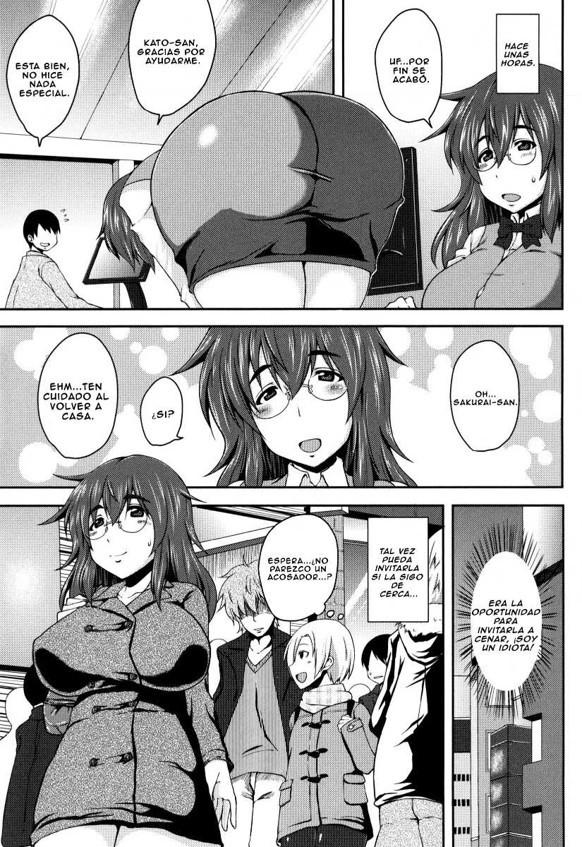 Roshutsu M-Jo~Dosukebe Bakunyuu OL~ | Mujer exhibicionista y masoquista: La oficinista pervertida de pechos grandes page 3 full