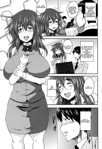Roshutsu M-Jo~Dosukebe Bakunyuu OL~ | Mujer exhibicionista y masoquista: La oficinista pervertida de pechos grandes cover