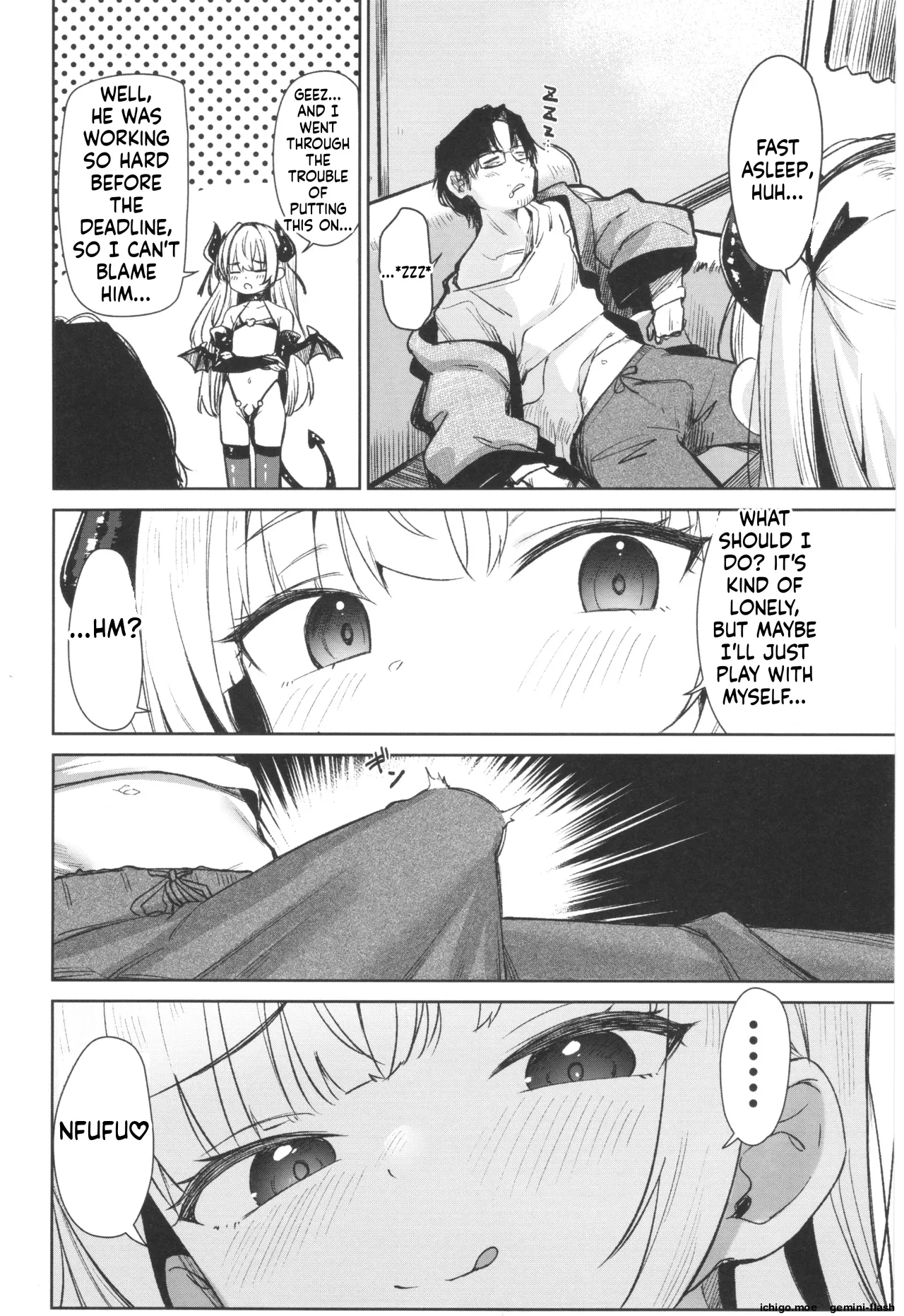 Meikko ga Mesugaki datta node Sekinin motte Wakarasemashita Mesugaki Succubus Toubatsu Hen page 4 full