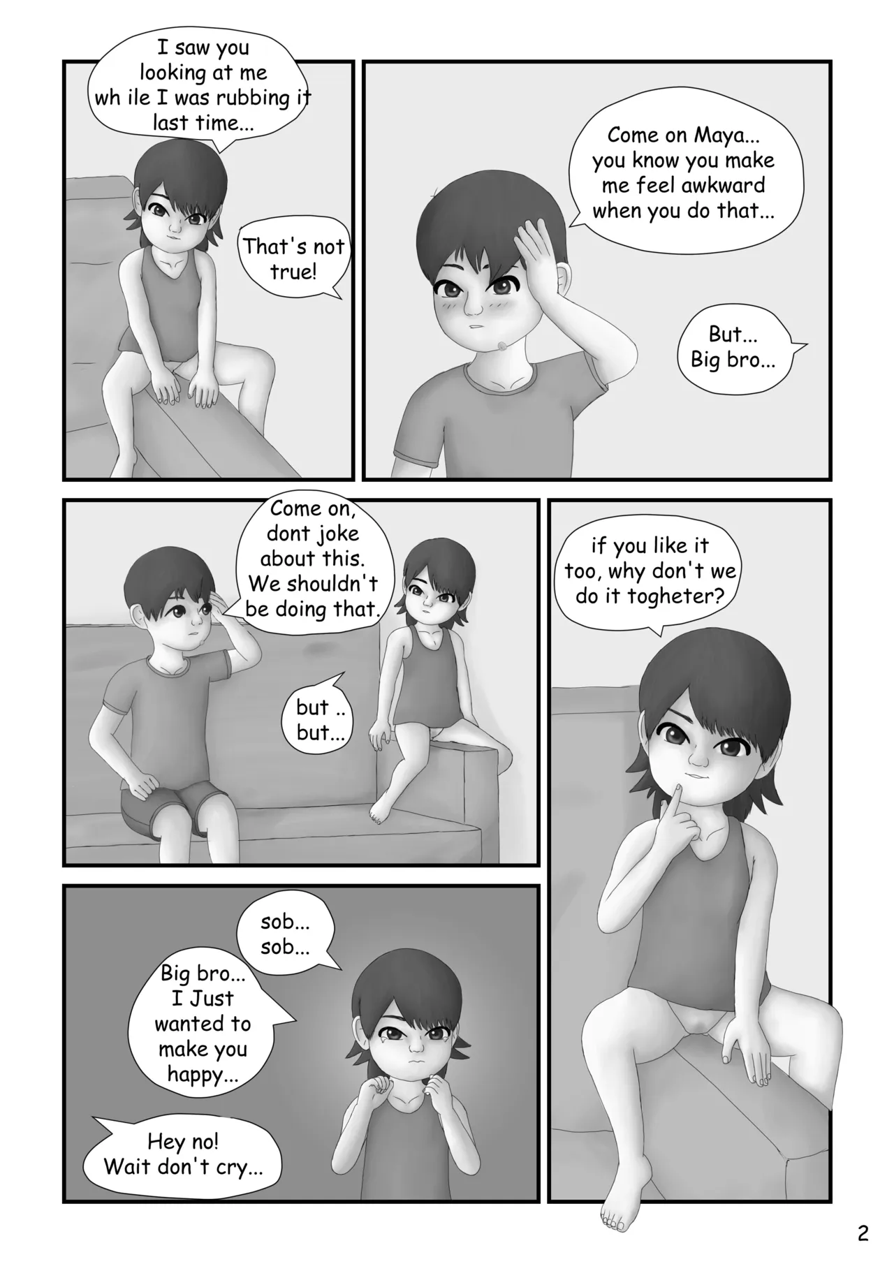 My sister is a little weird page 3 full