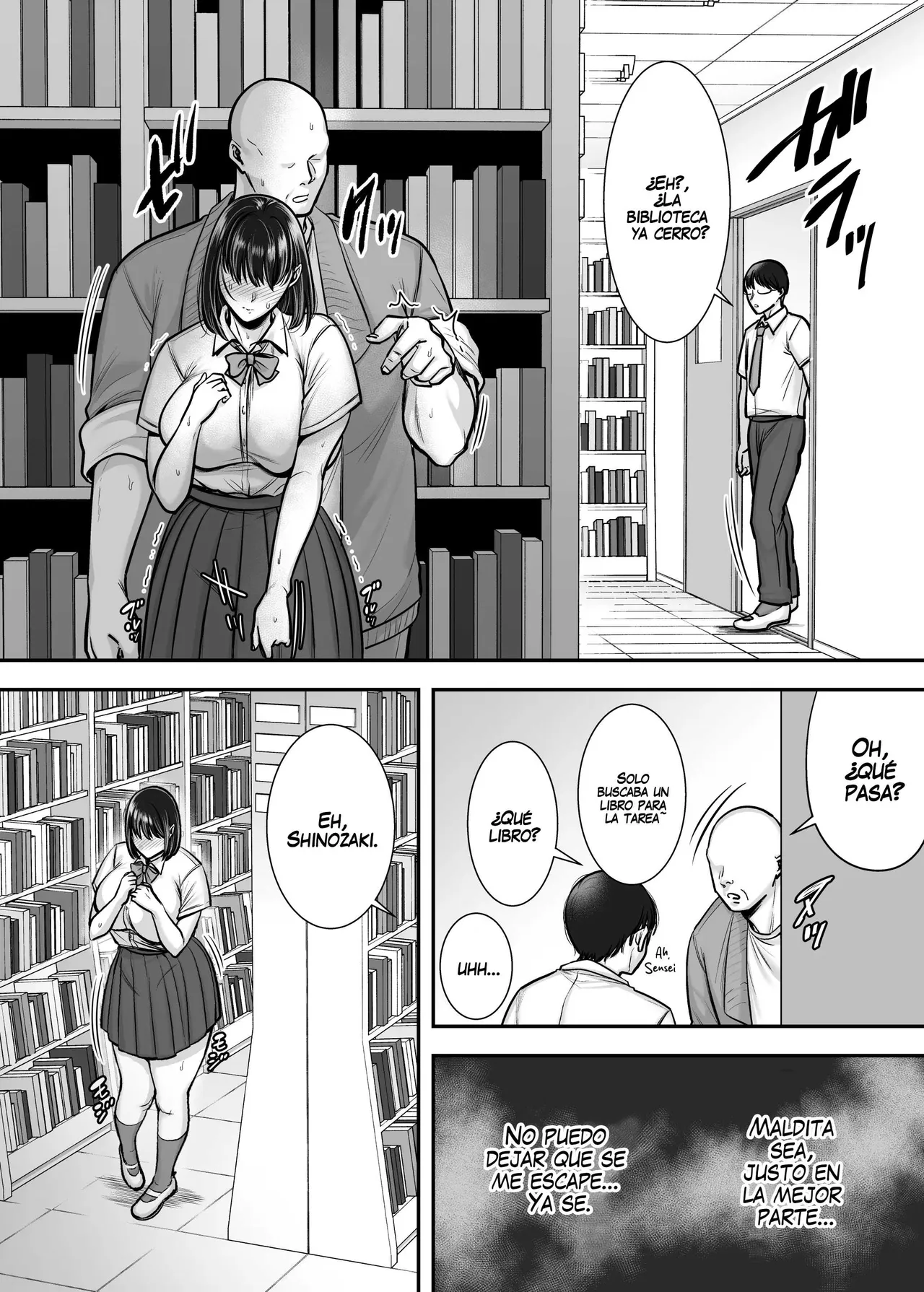 Kakure Kyonyuu no Bungaku Shoujo Toshoshitsu no Haitoku Jugyou | La chica literaria con sus pechos ocultos: lecciones inmorales en la biblioteca page 9 full