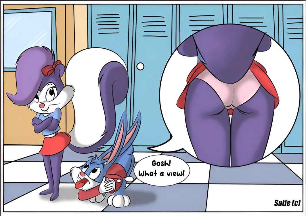 Fifi La Fume &amp; Buster Bunny page 1 full