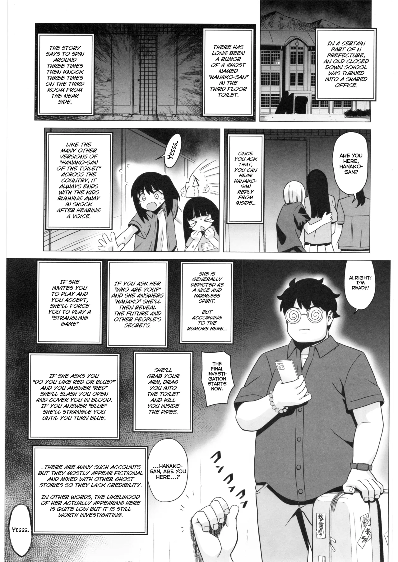 Maso Yokai Toilet no Hanako-san | Masochistic Yokai Hanako-san of the Toilet page 2 full