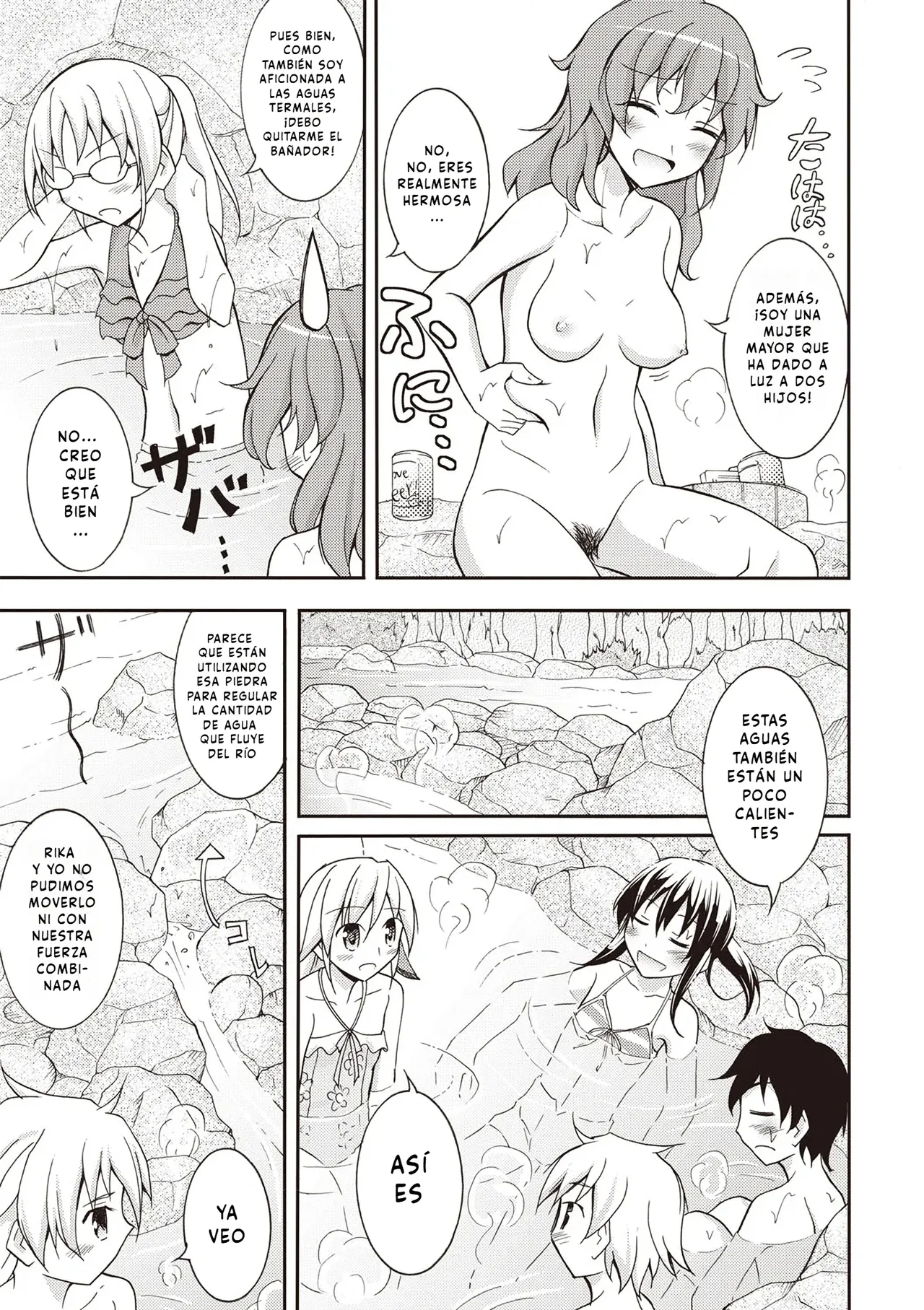 ¡Unas Aguas Termales Emocionantes e Impresionantes! ¡Es Justo que Sólo las Chicas Lleven Traje de Baño! page 10 full