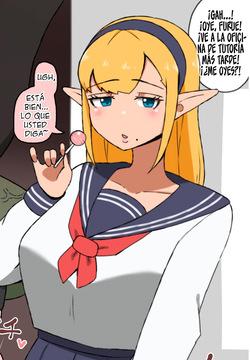La chica elfa y el profesor orco