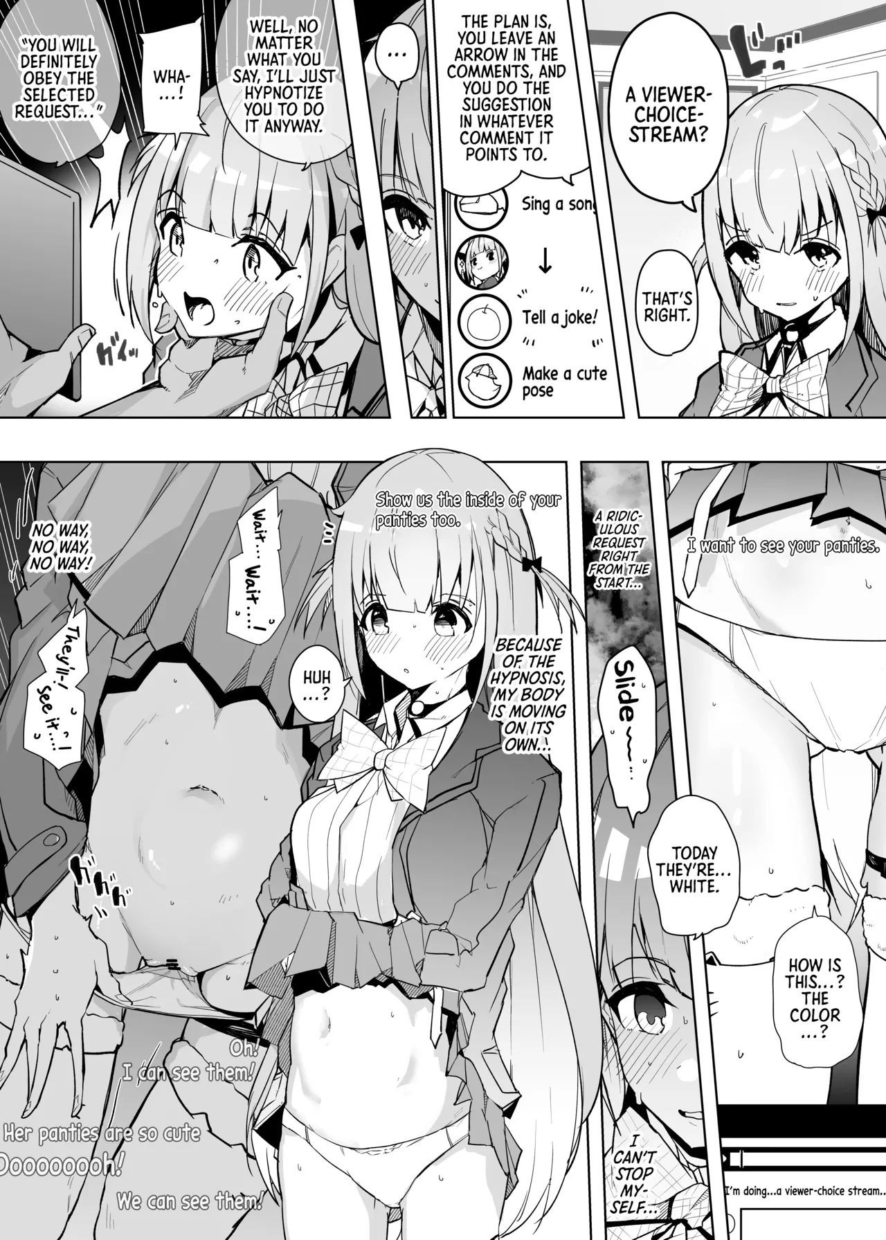 aqtn Saimin de Kyousei Anka Haishin | Aqtn's Forced "Viewer-Choice Stream" via Hypnosis page 1 full