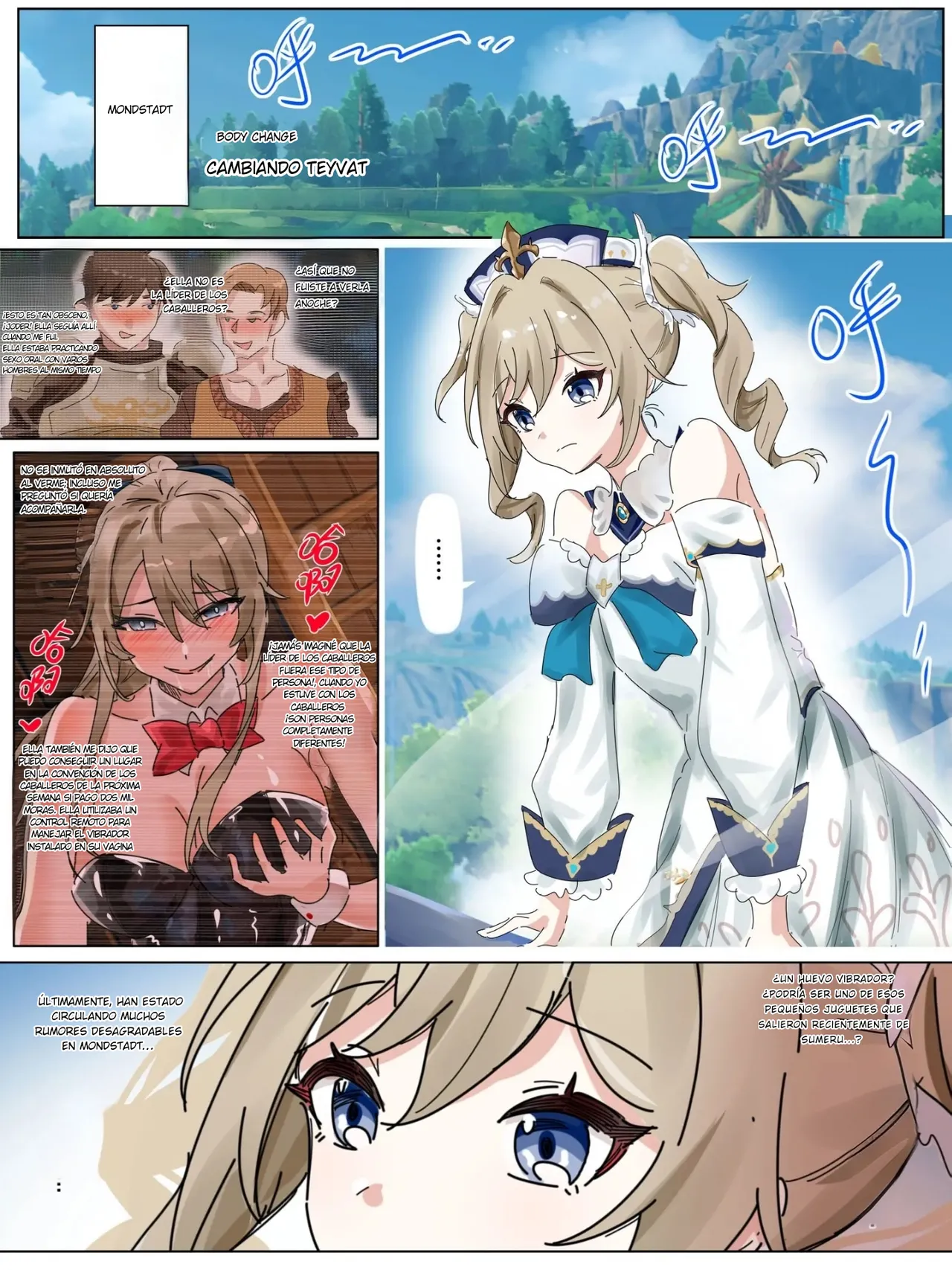 Genshin Barbara Possession page 1 full
