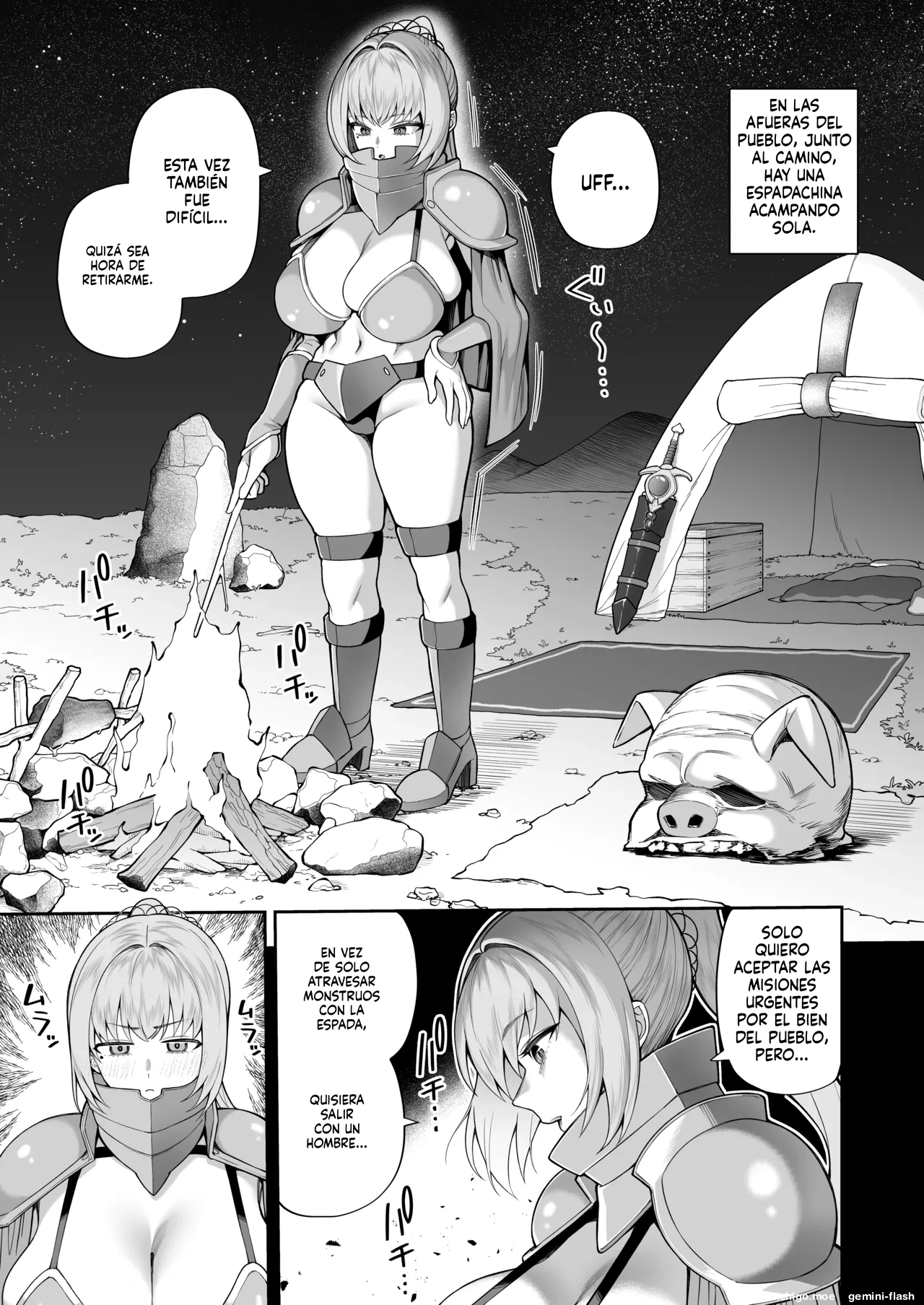 Saikyo dakedo Ikiokureta Onna Kenshi o Saimin de Pet ni Shite Mita  MTL page 3 full