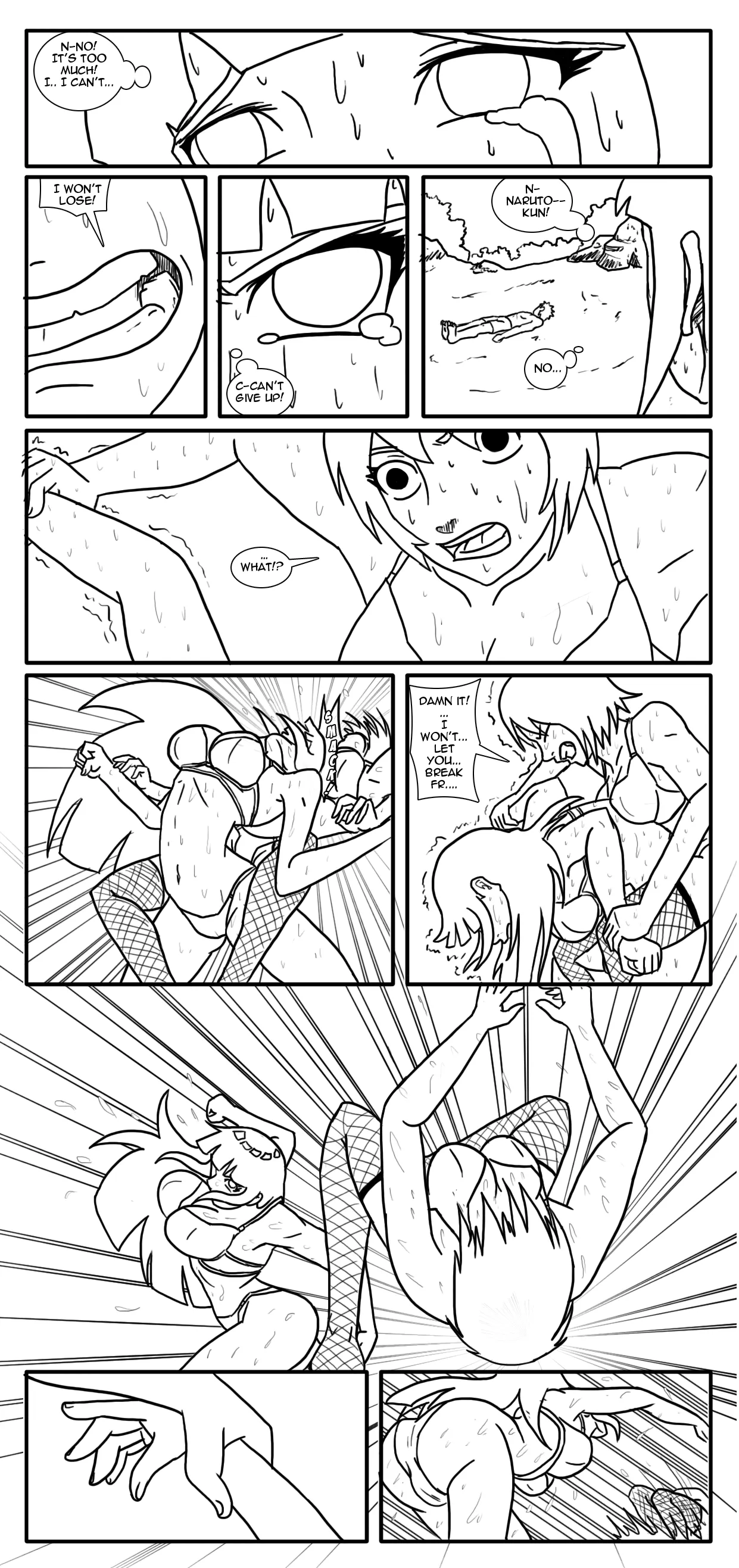 Hinata vs Kurotsuchi page 8 full