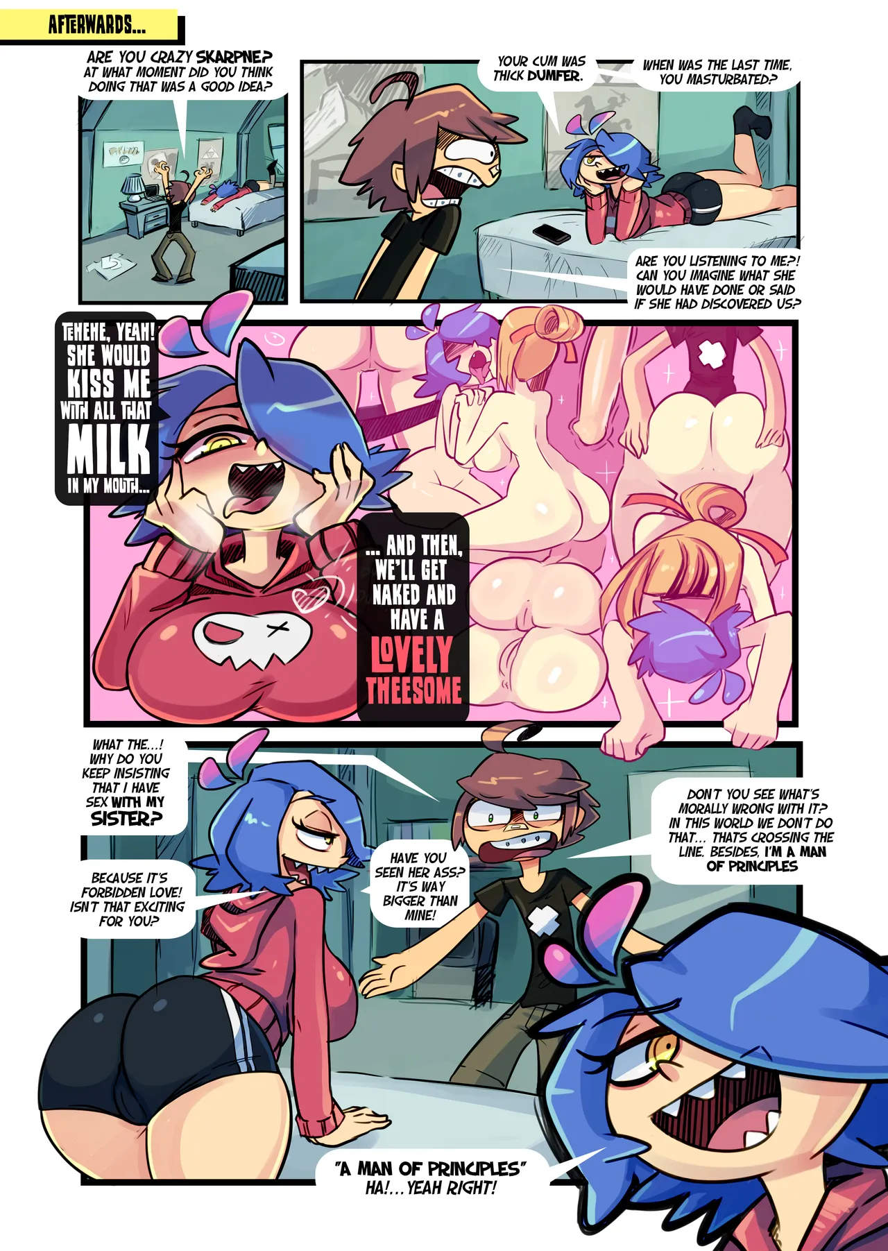 Skarp World - Chapter 0: Pizza With Mayonnaise! page 7 full