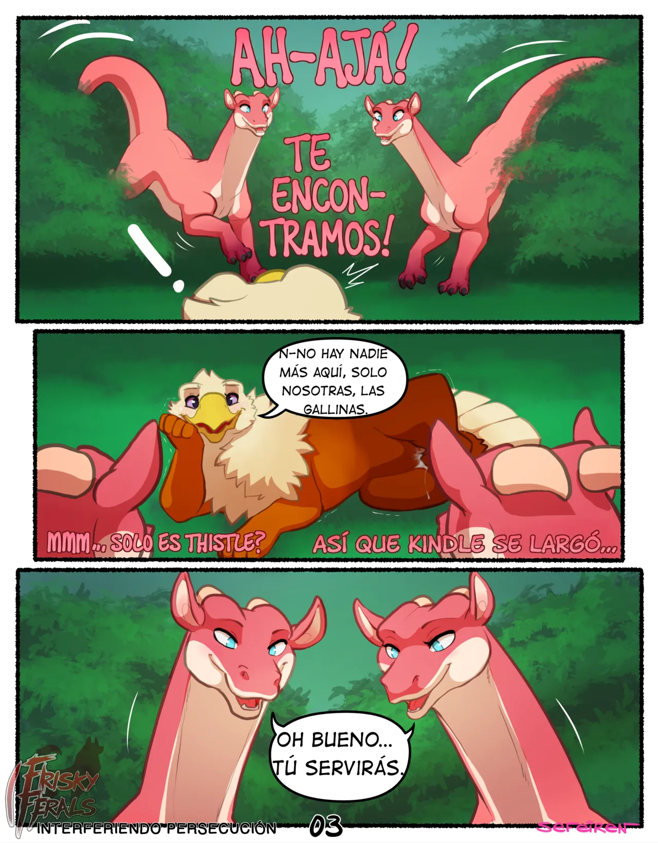 Frisky Ferals - Interfiriendo Persecución  +18 page 4 full