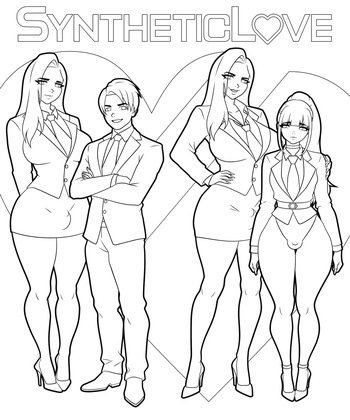 Synthetic Love 1-2 cover