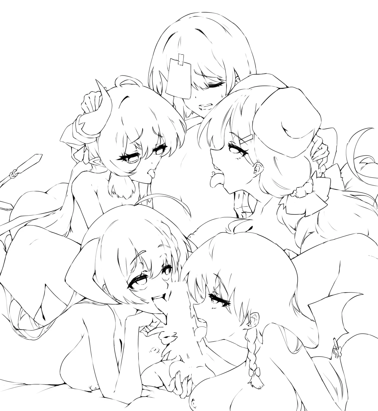 4人の美食赤ちゃんを養うママ先生 page 4 full