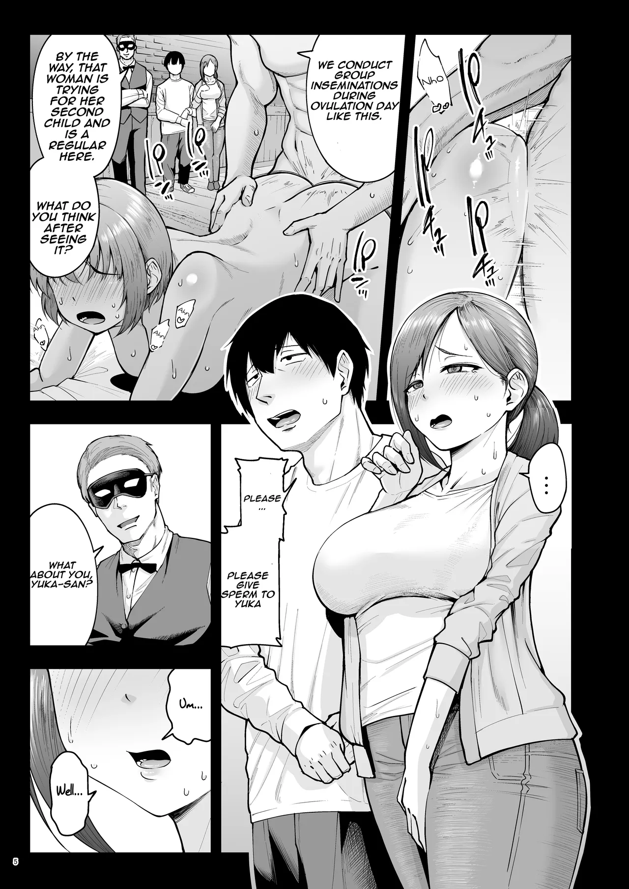 Hitozuma Ninkatsu Club 4 ~Yuka-san &amp; Mio-san no Goudou Ren Katsu Kiroku | The Wife Breeding Club 4 Yuka's and Mio's Fertilization Diary page 4 full