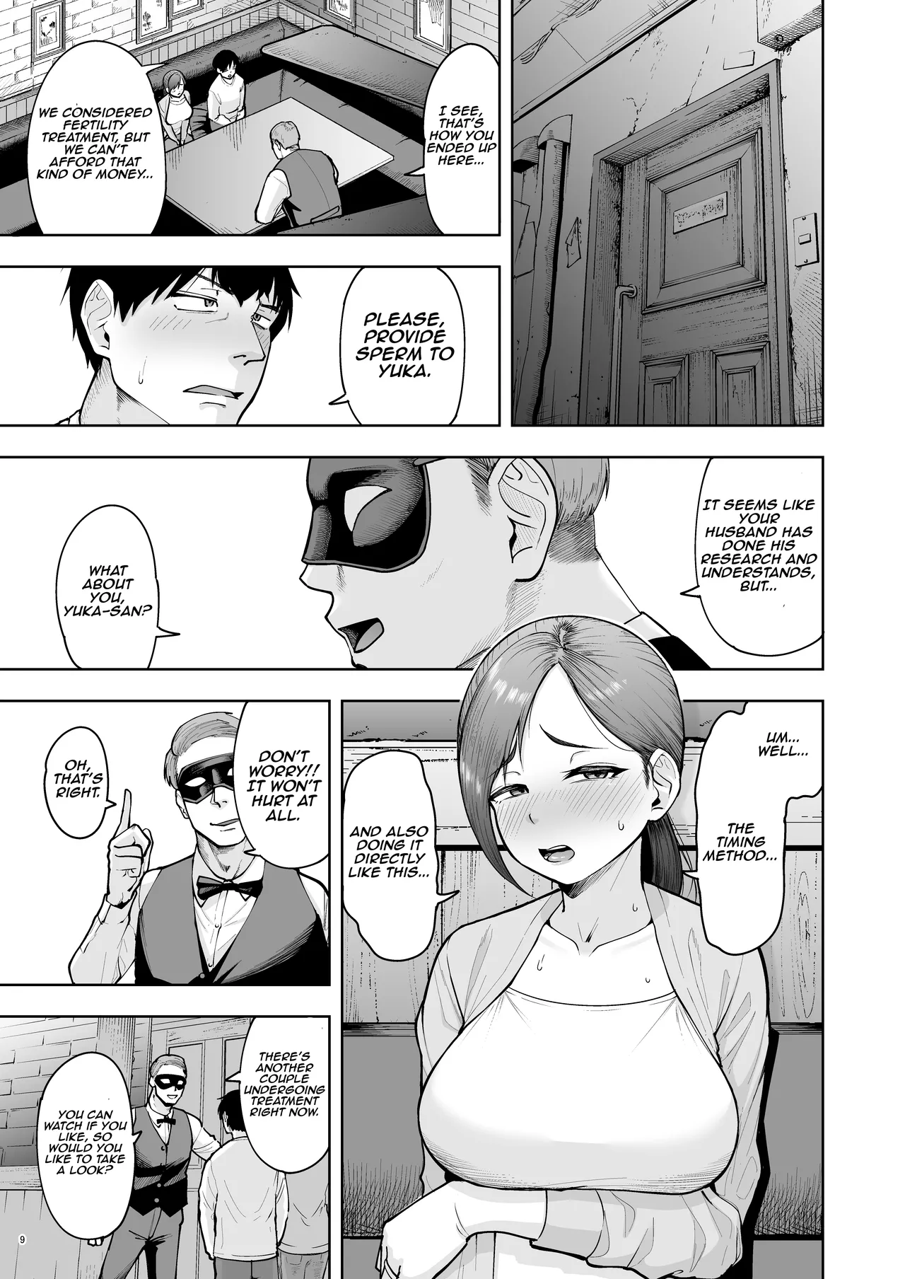 Hitozuma Ninkatsu Club 4 ~Yuka-san &amp; Mio-san no Goudou Ren Katsu Kiroku | The Wife Breeding Club 4 Yuka's and Mio's Fertilization Diary page 8 full
