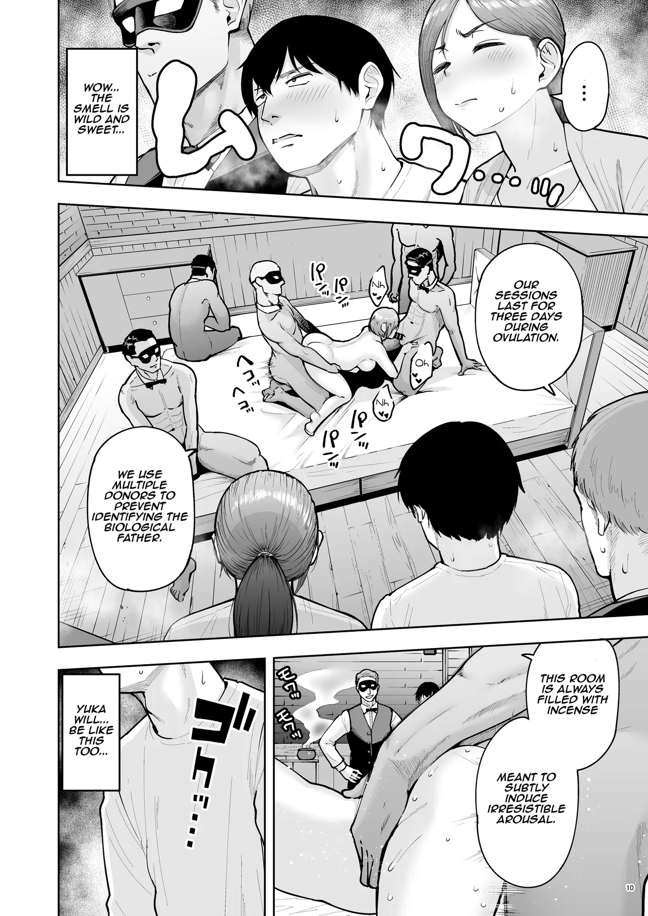 Hitozuma Ninkatsu Club 4 ~Yuka-san &amp; Mio-san no Goudou Ren Katsu Kiroku | The Wife Breeding Club 4 Yuka's and Mio's Fertilization Diary page 9 full