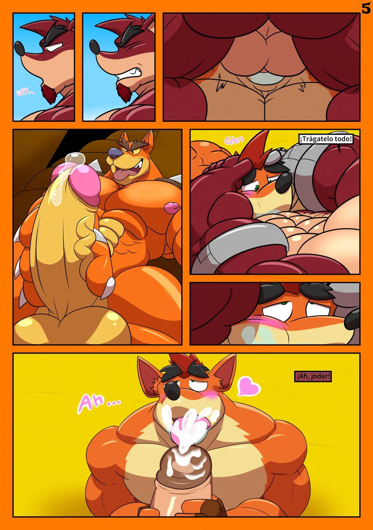 Crash N. Sane Threesome page 6 full