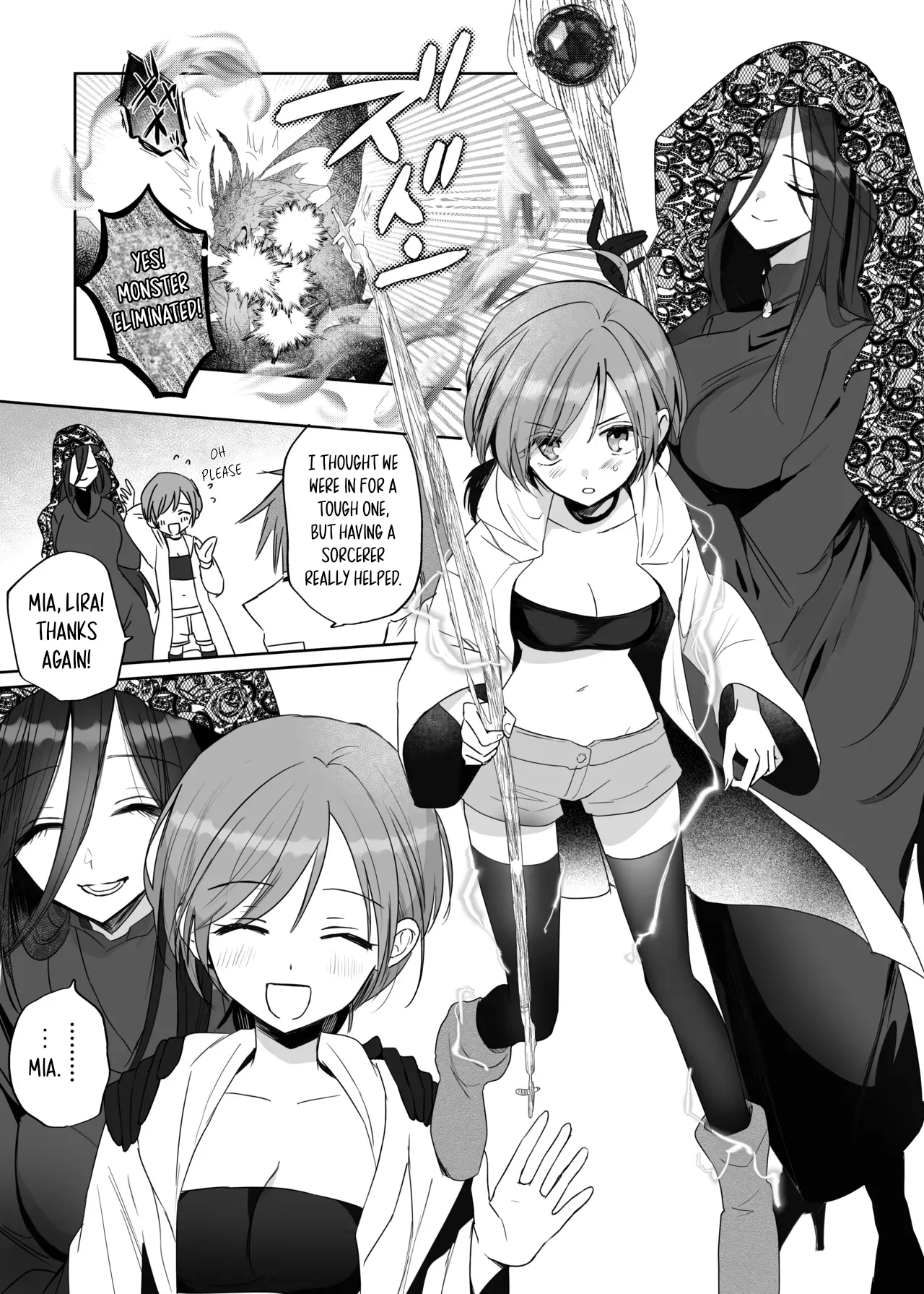 A Female Adventurer Gets Turned into a Sex Crazed Pussy-Obsessed Woman by an Insatiable Futanari Woman page 3 full