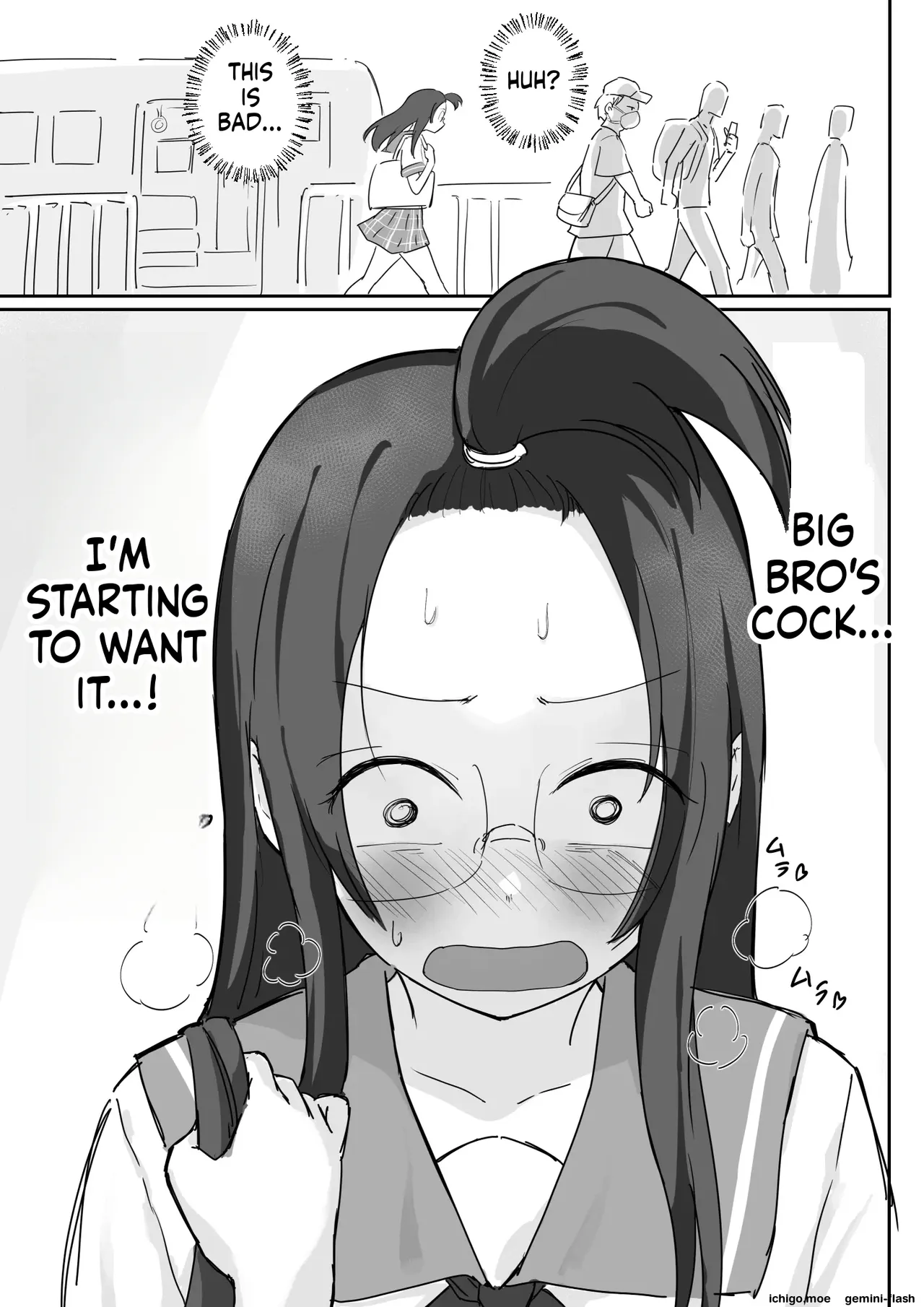 My Bratty Younger Sister Who Has a Boyfriend Was Masturbating with My Penis While I Was Asleep | Kareshi Mochi de Namaiki na Imouto ga Neteru Ore no Chinpo de Onanii Shitā page 10 full