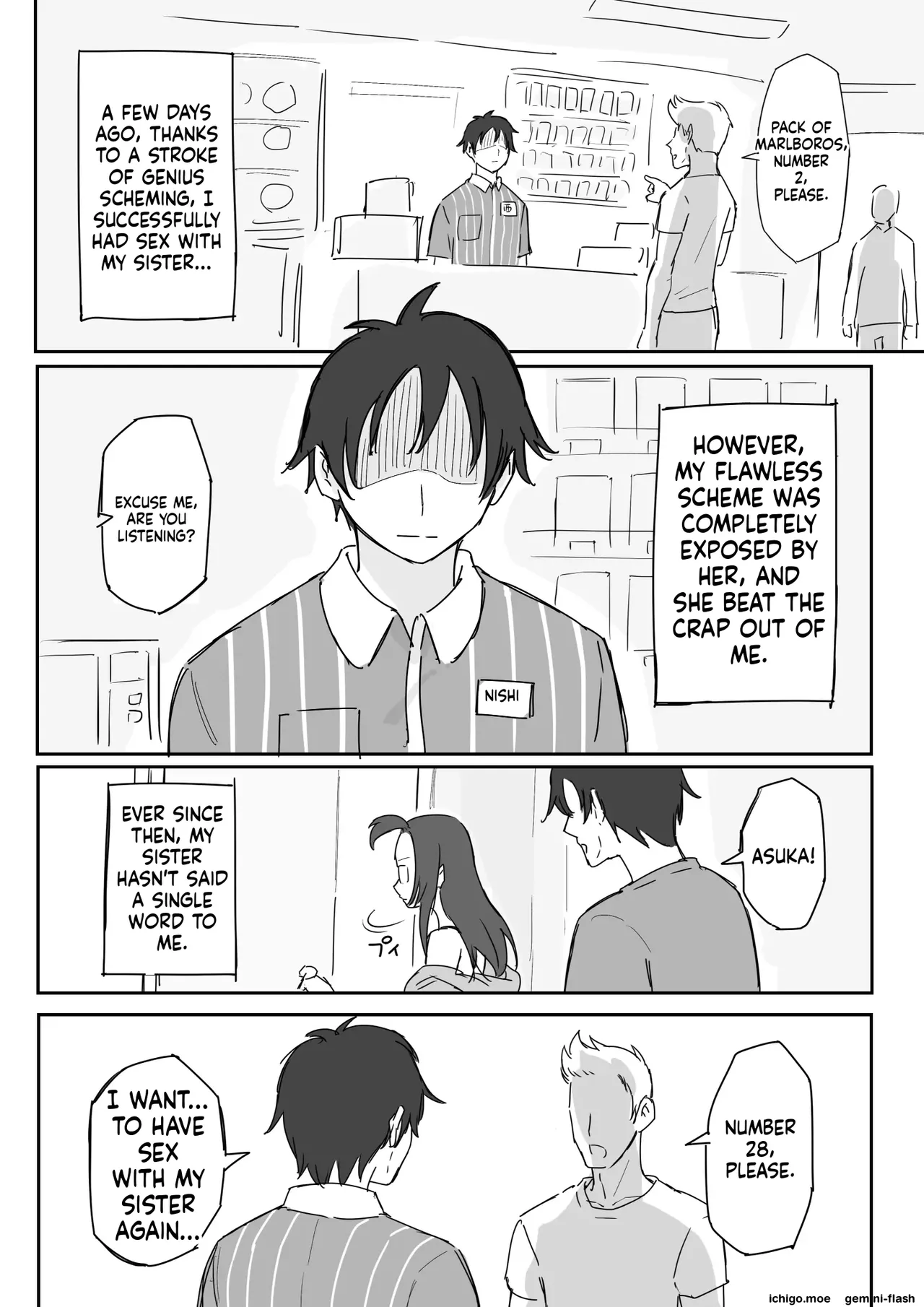 My Bratty Younger Sister Who Has a Boyfriend Was Masturbating with My Penis While I Was Asleep | Kareshi Mochi de Namaiki na Imouto ga Neteru Ore no Chinpo de Onanii Shitā page 5 full