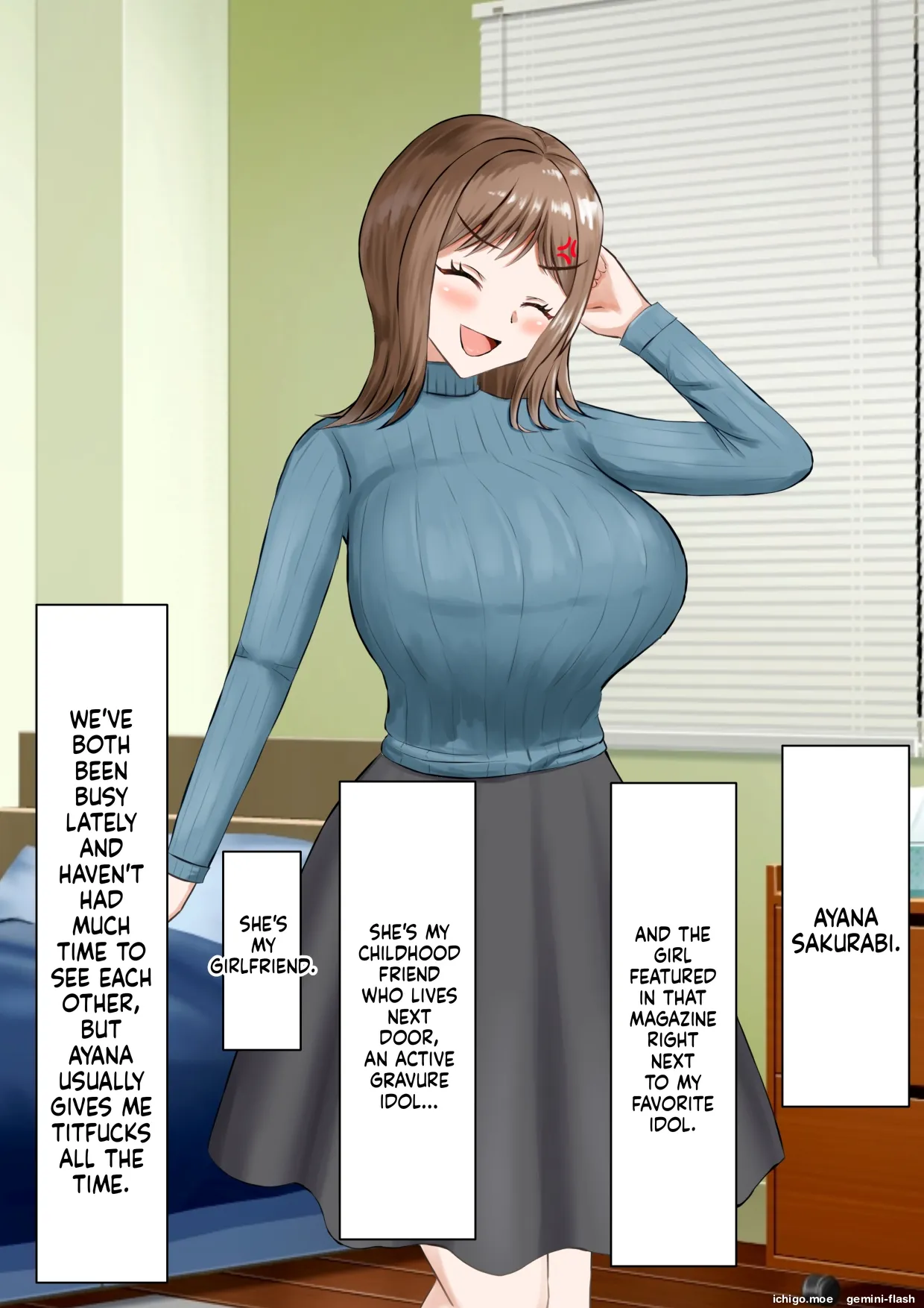 A Story About Getting Nonstop Titfucks from My Childhood Friend—a Gravure Idol—With Her Growing Breasts | 幼馴染グラドル彼女の成長するおっぱいでパイズリされまくる話 page 10 full