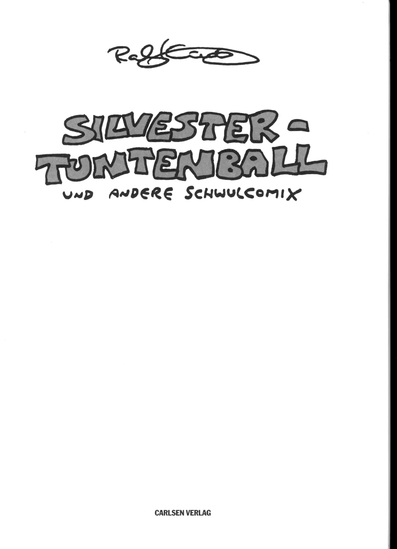 Silvester-Tuntenball und andere Schwulcomix page 2 full