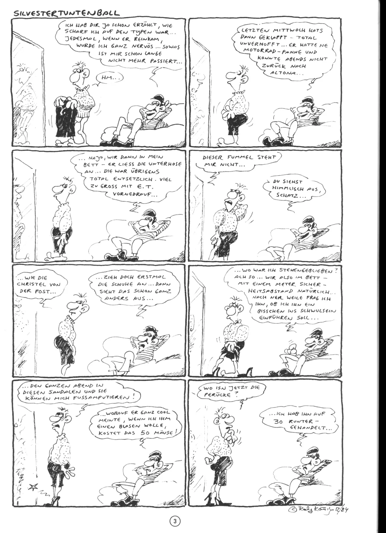 Silvester-Tuntenball und andere Schwulcomix page 4 full