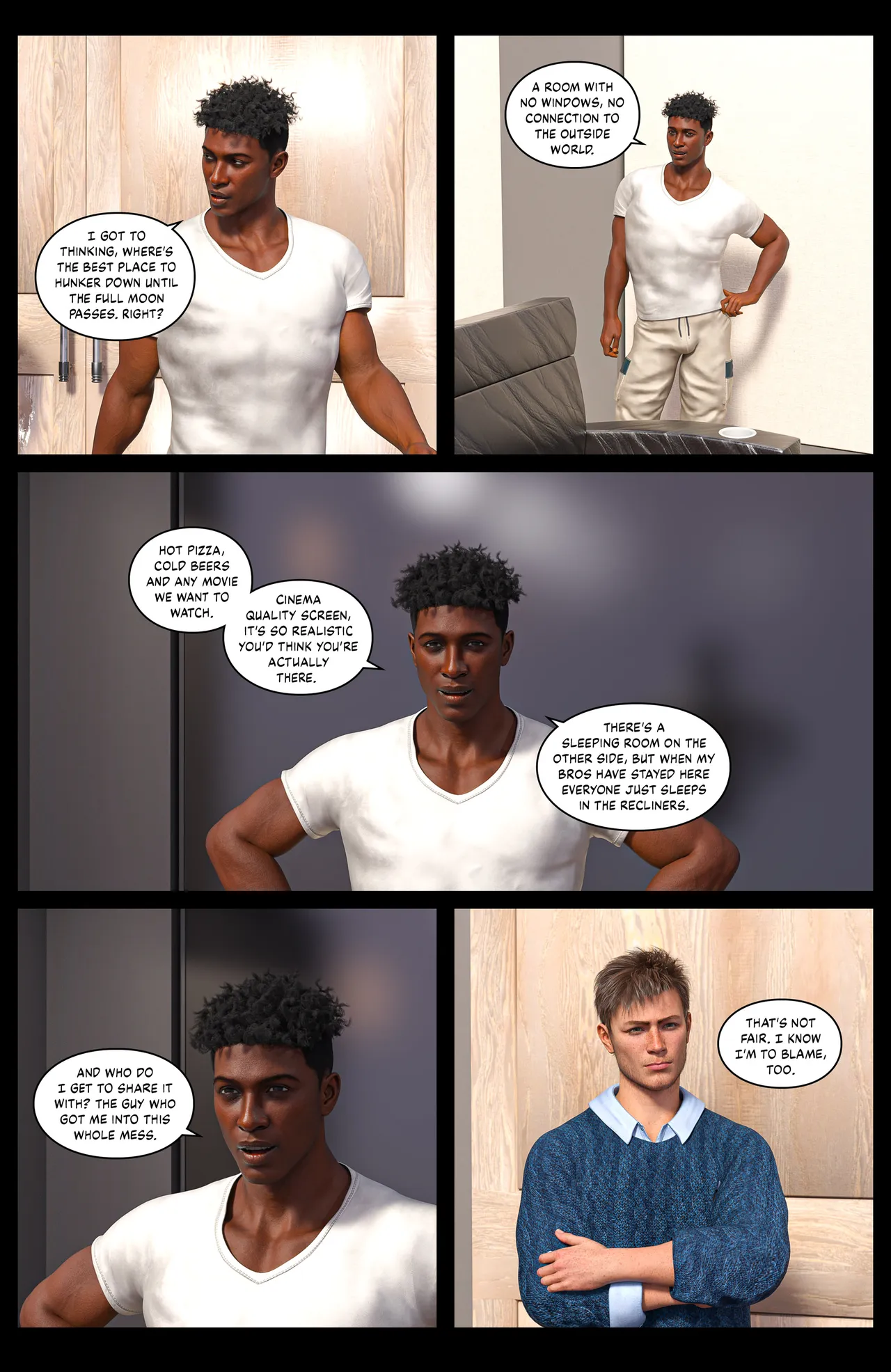 Werewoman: Full Moon #6 page 7 full