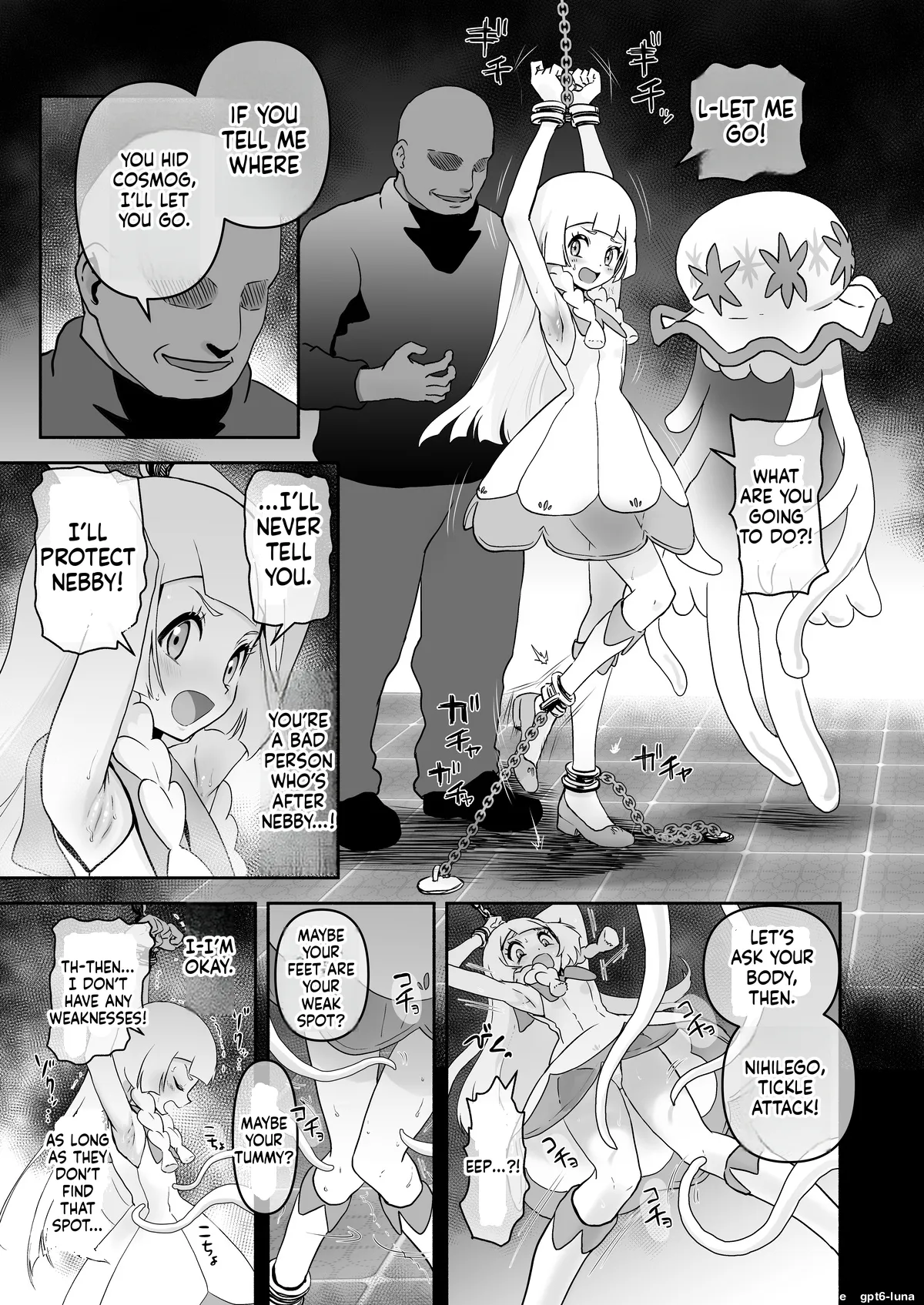 Lillie's Humiliating Armpit Tickling page 1 full